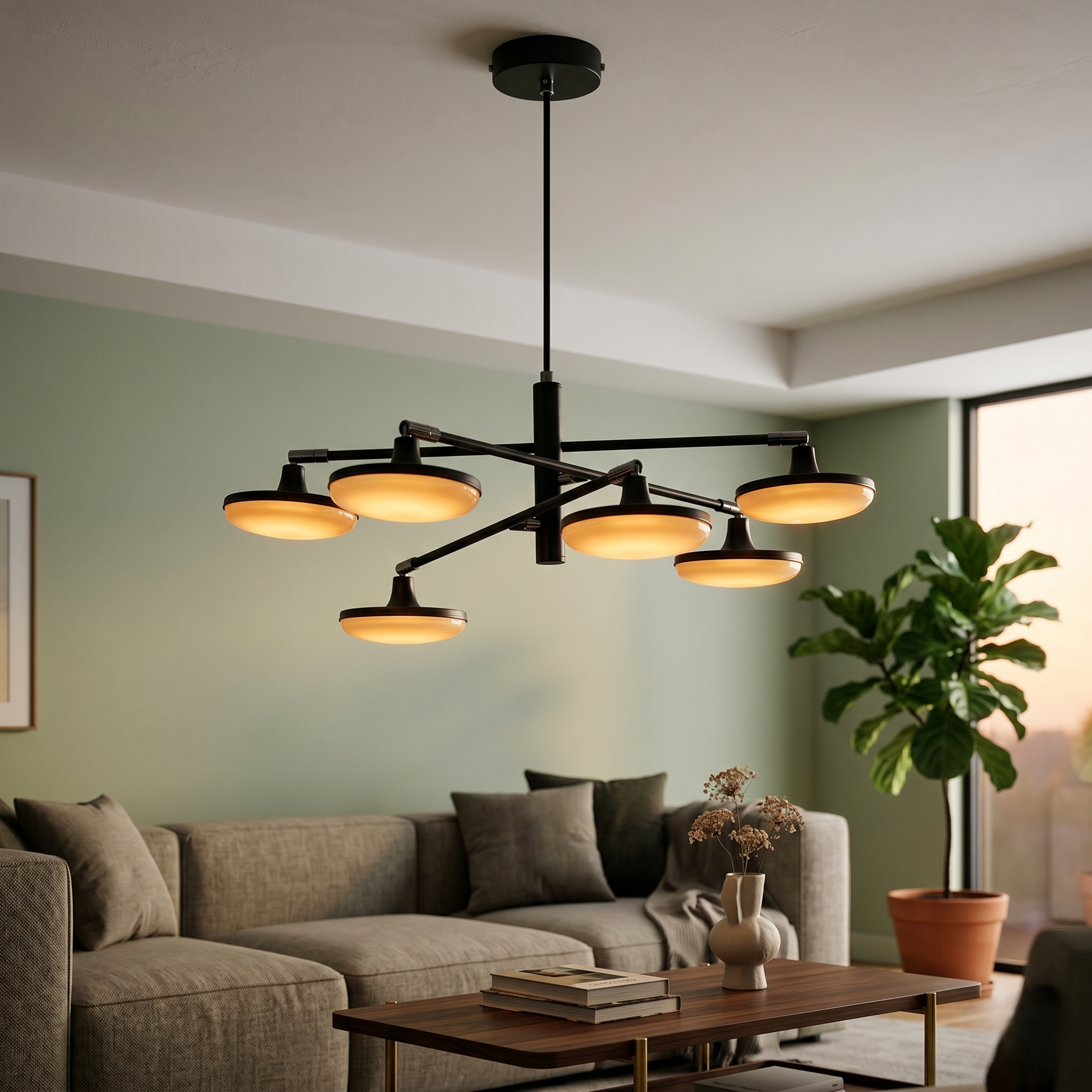Lustra LED Suspendata Premium TINDRA Echivalent 300W