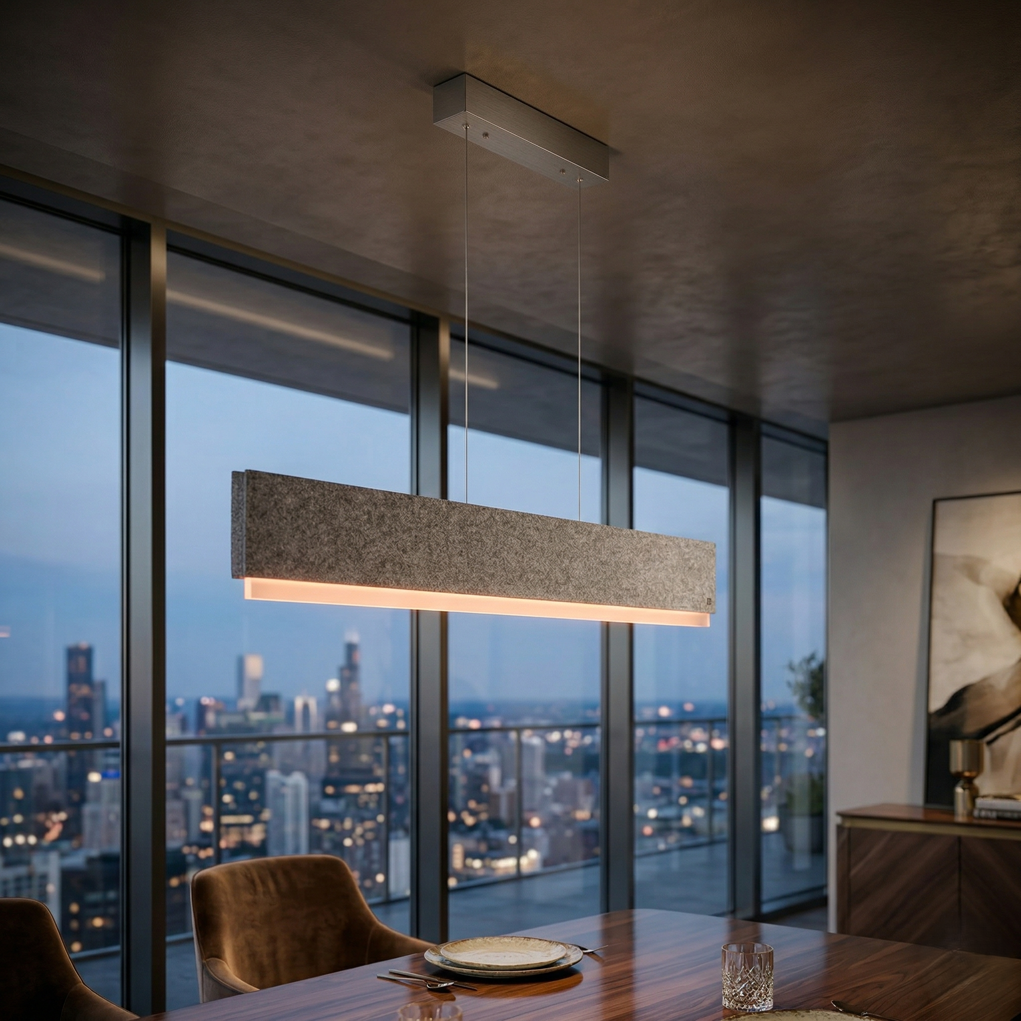 Lustra LED Suspendata Cicara CINQUE Premium Echivalent 300W