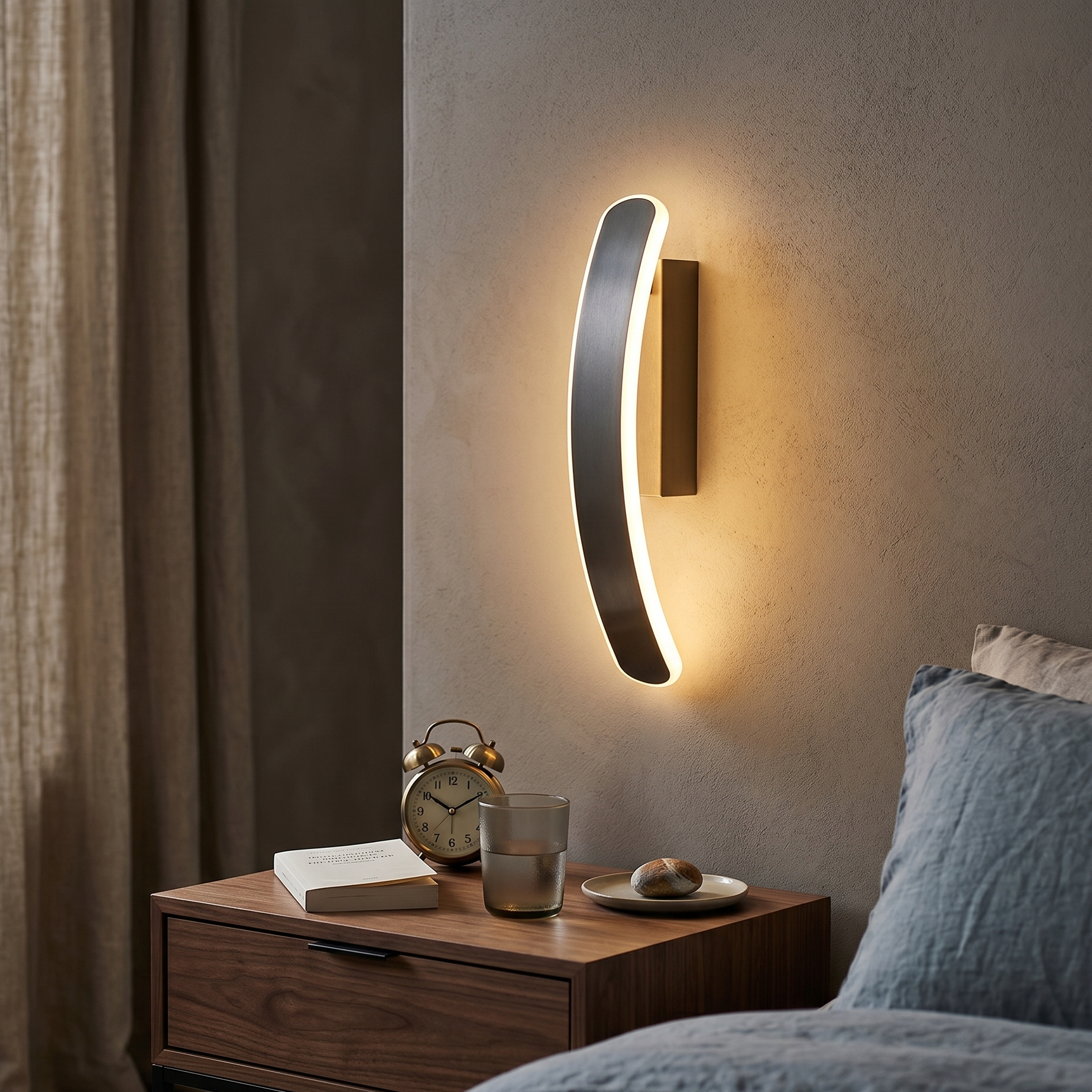 Aplica LED Premium Silver ORIVA Echivalent 100W