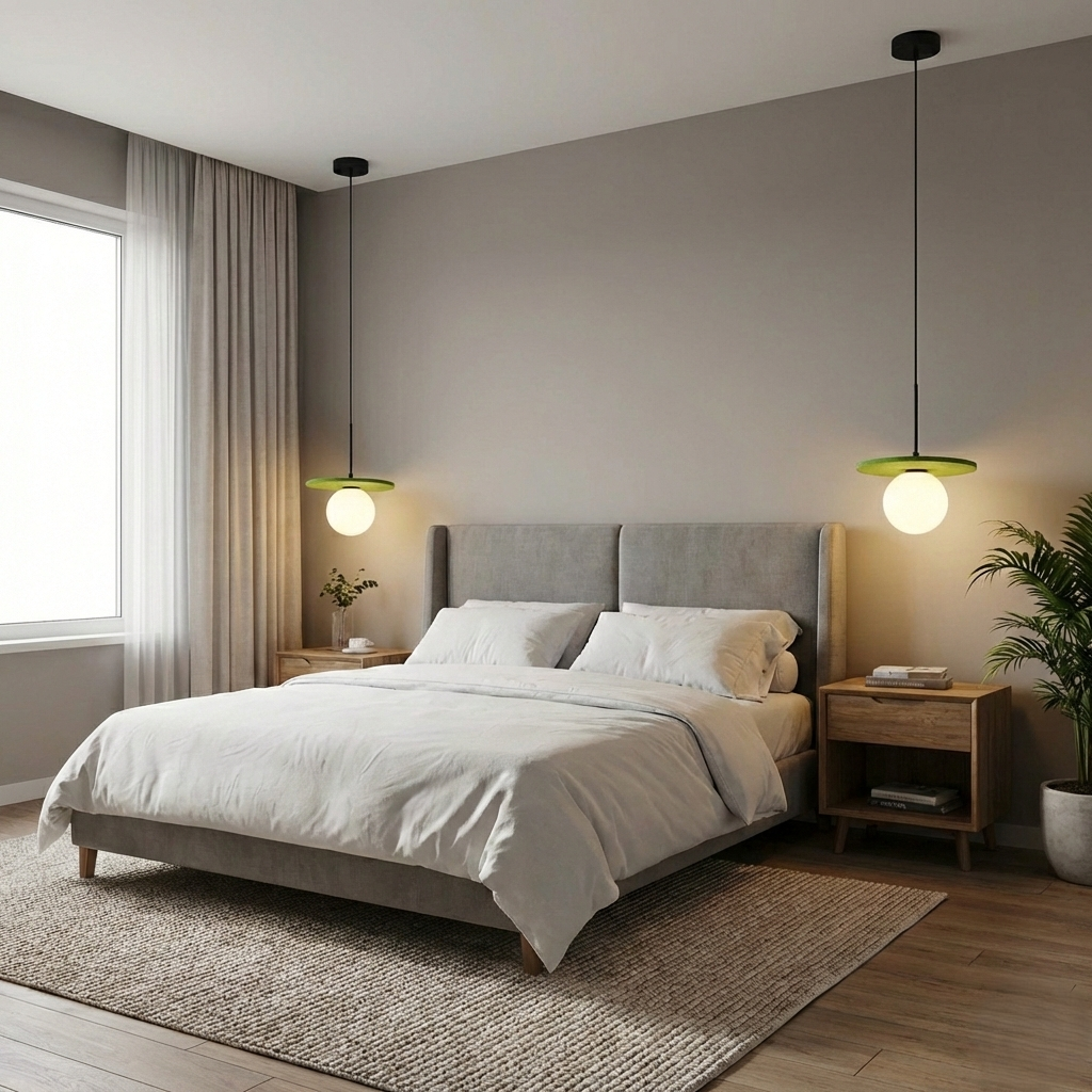 Pendul Modern Felt Verde 1 x E27