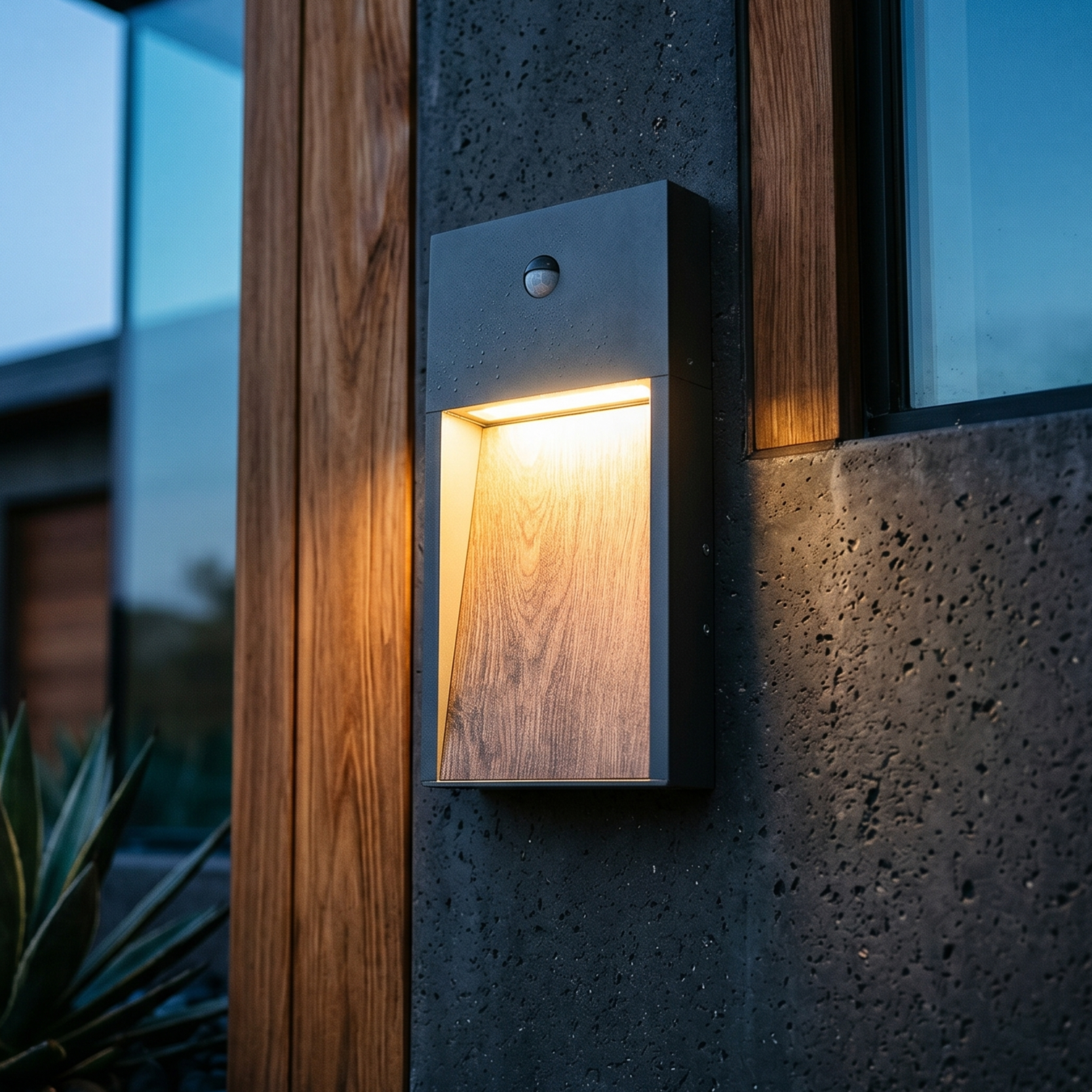Aplica LED Premium SALMON Exterior cu Senzor 11W 3000K 1200lm