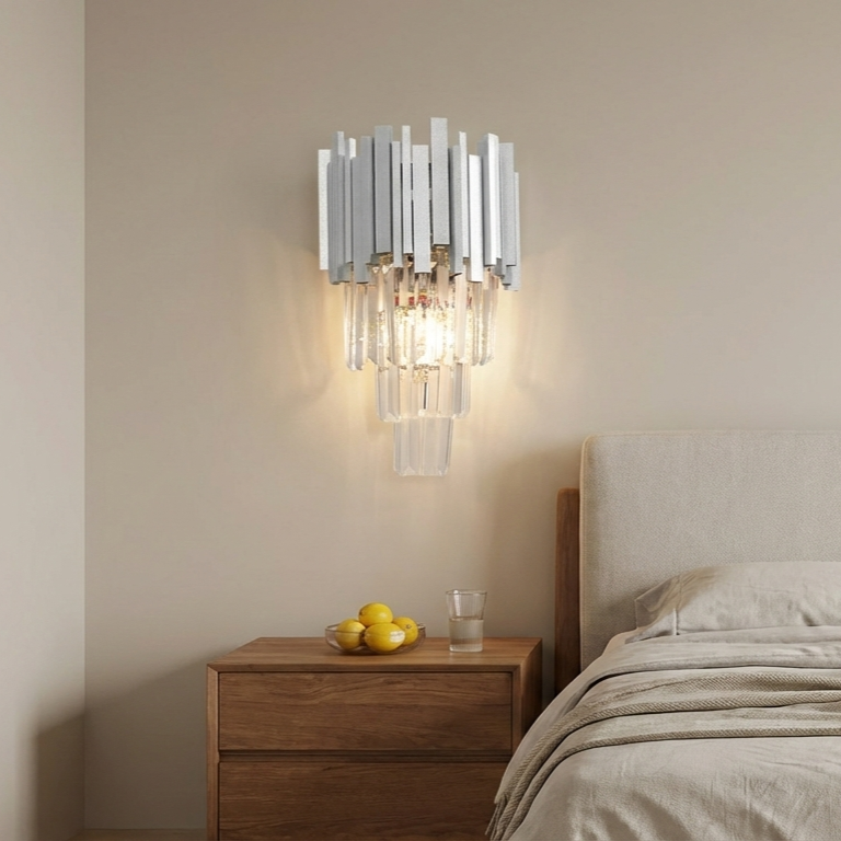 Aplica Perete Cristal GLORY Silver