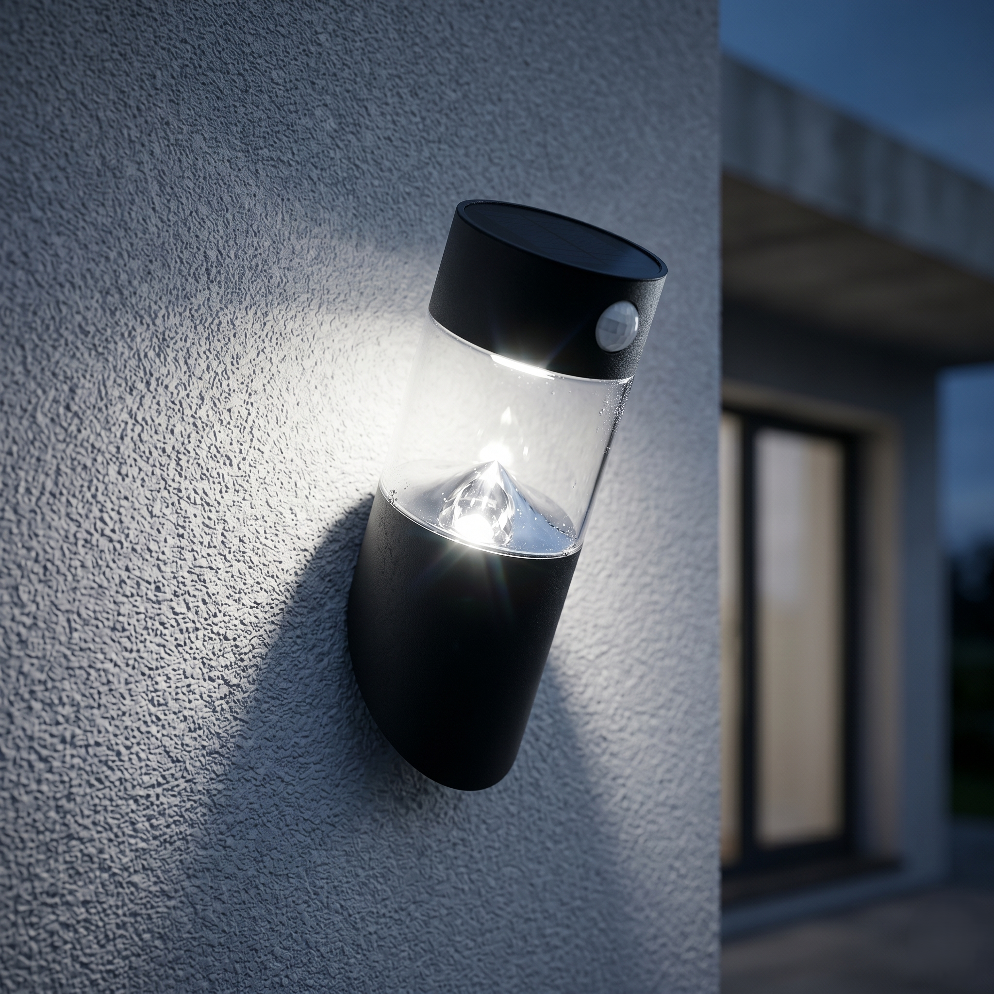 Aplica LED Solara ORLIN Exterior Neagra Premium