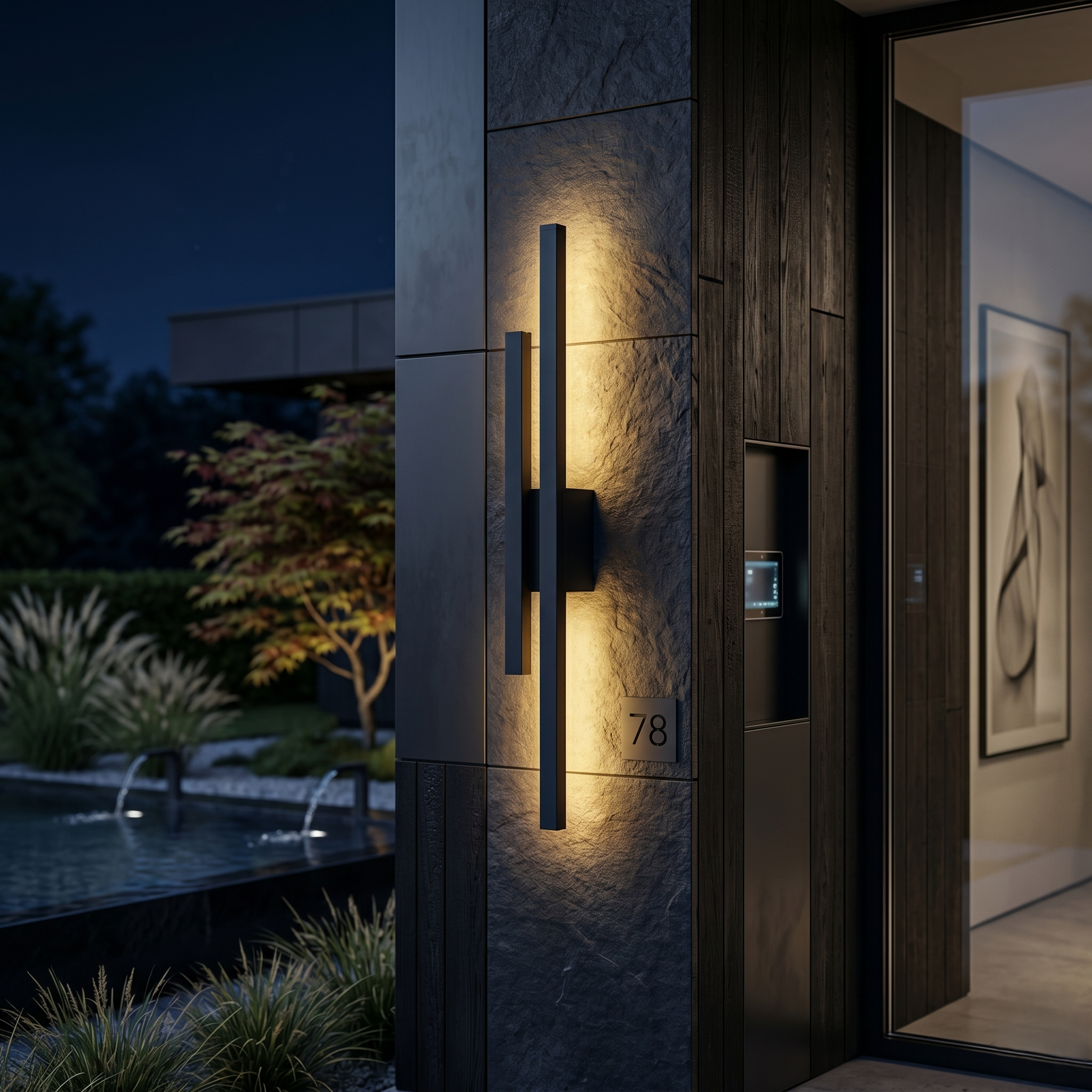 Aplica LED Exterior TAWA 9W 1800lm 3000K Premium