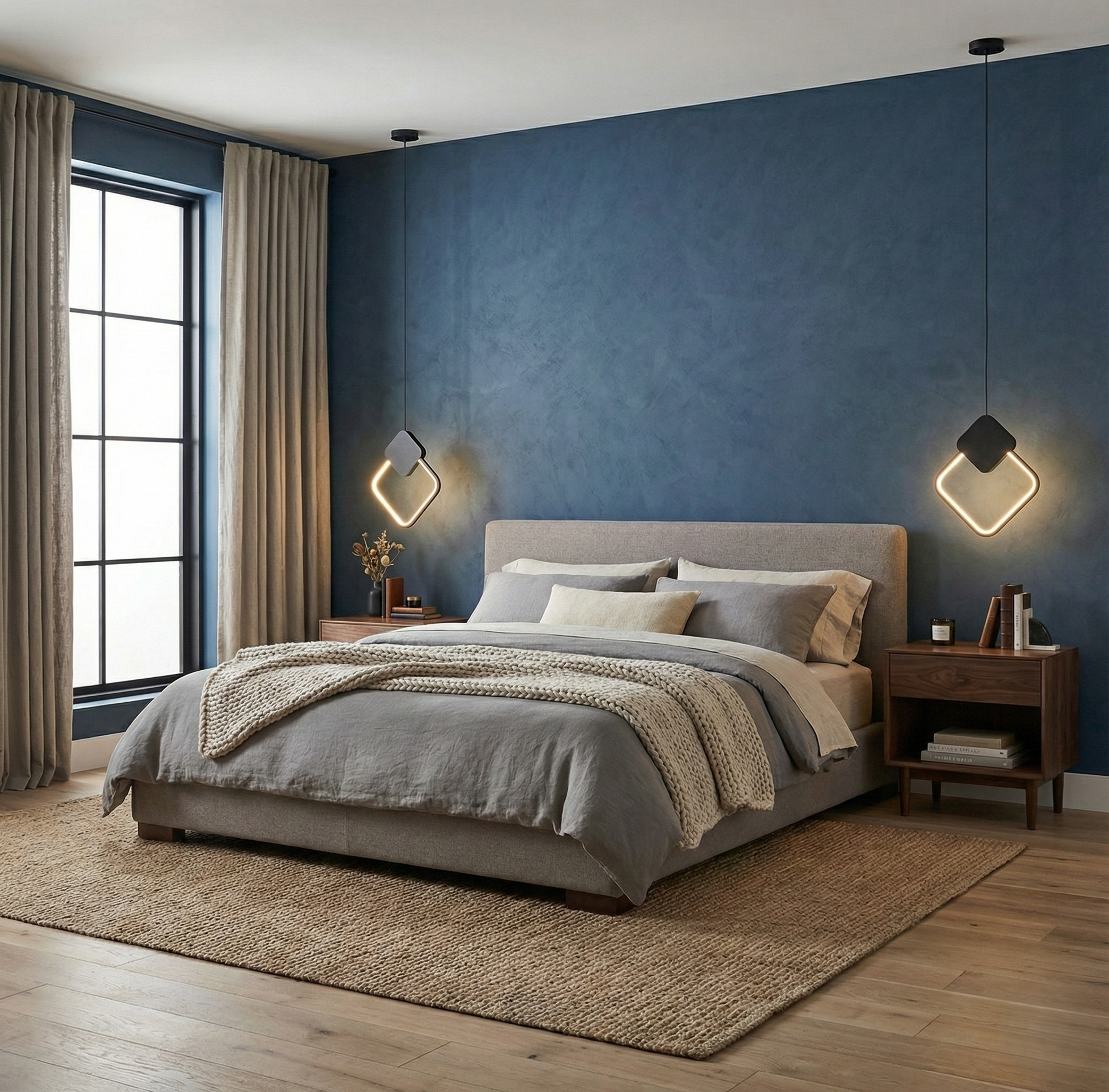 Pendul LED Suspendata Diamond Negru 3 Lumini Echivalent 150W