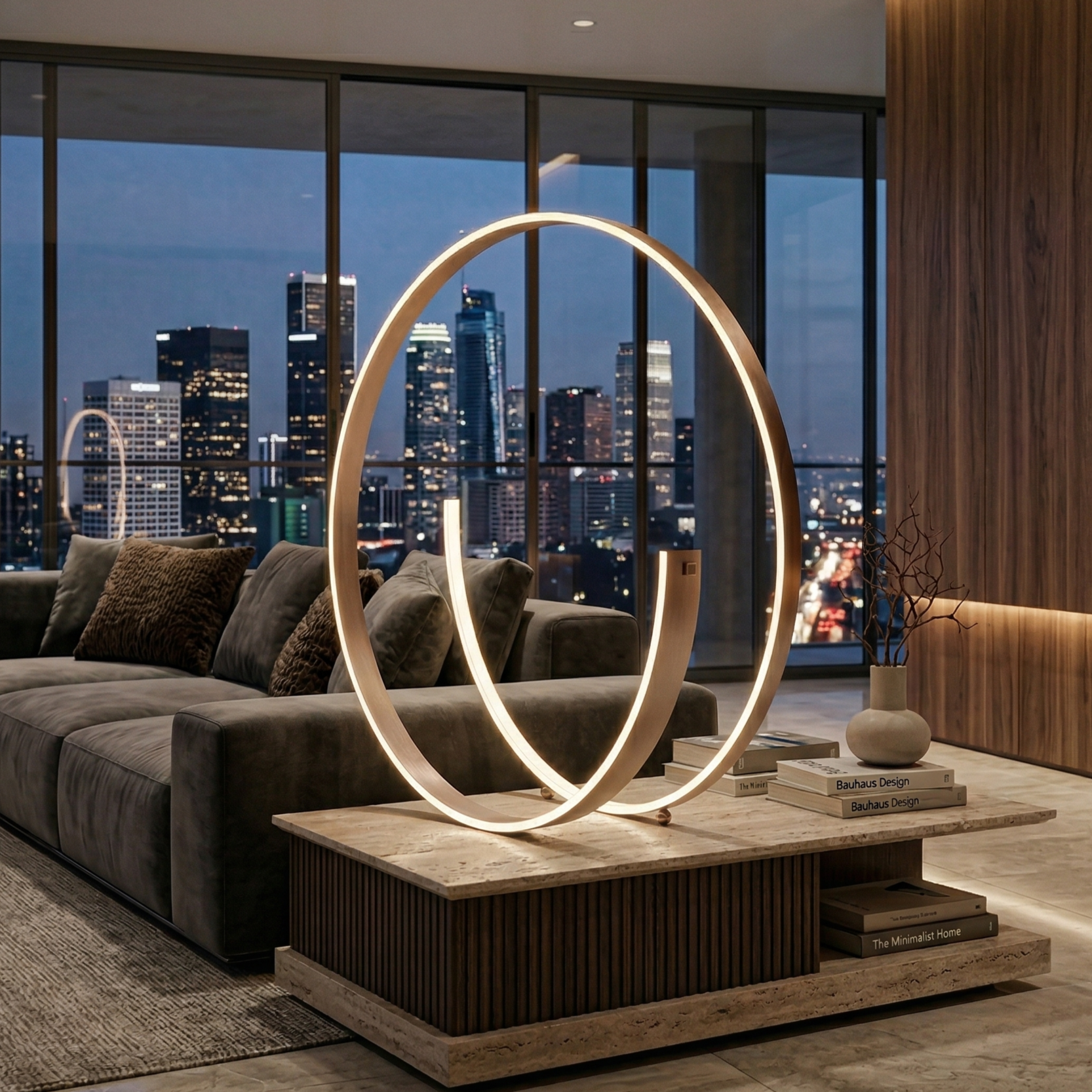 Lampadar PREMIUM CINQUE CINARDI SILVER 75CM