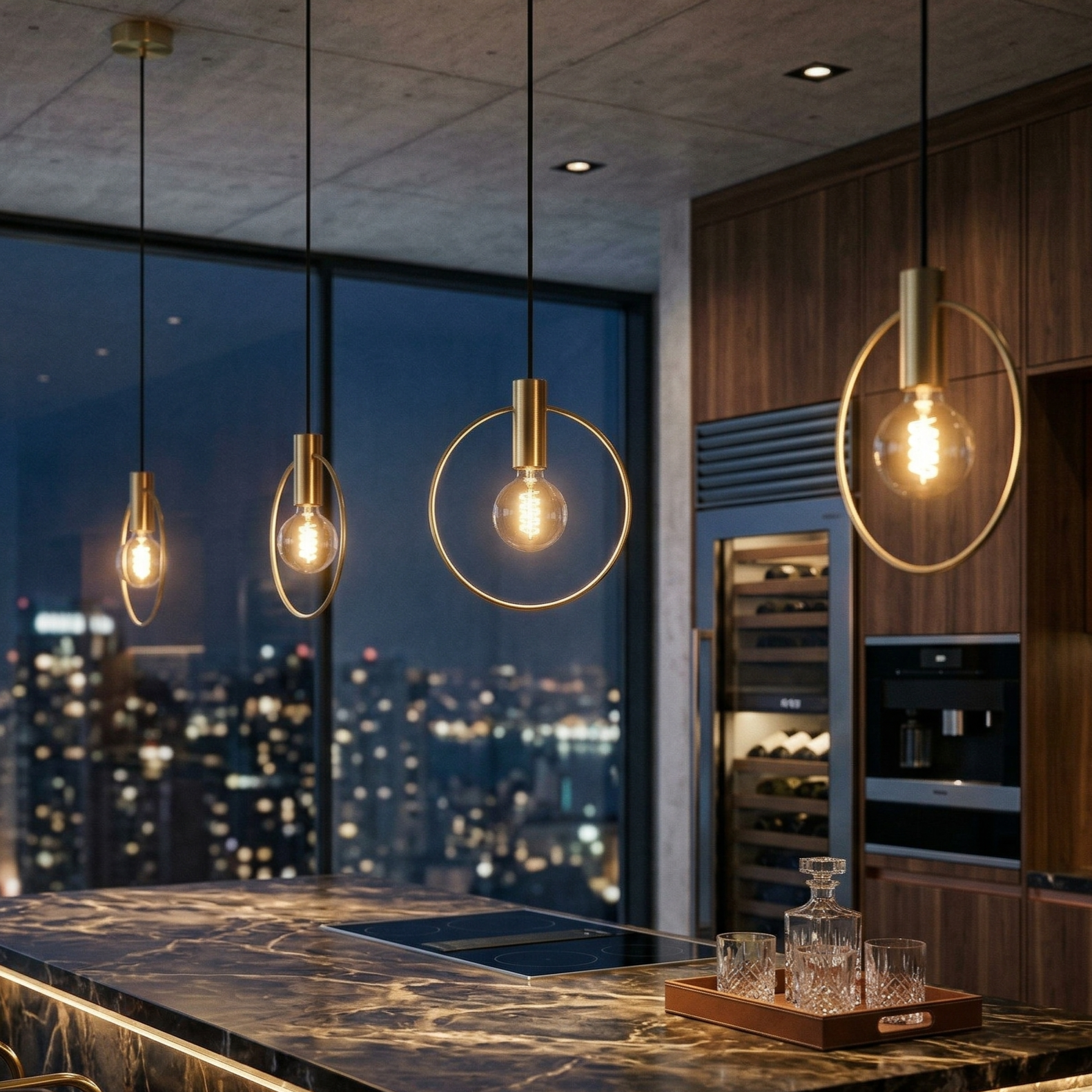 Pendul MANIZALES GOLD 1xE27