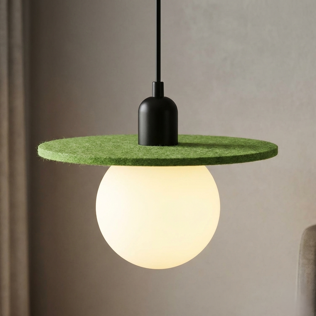 Pendul Modern Felt Verde 1 x E27