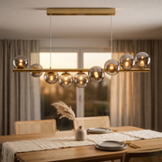 Lustra Abajur Fumuriu GOLD Liniara DX220-9