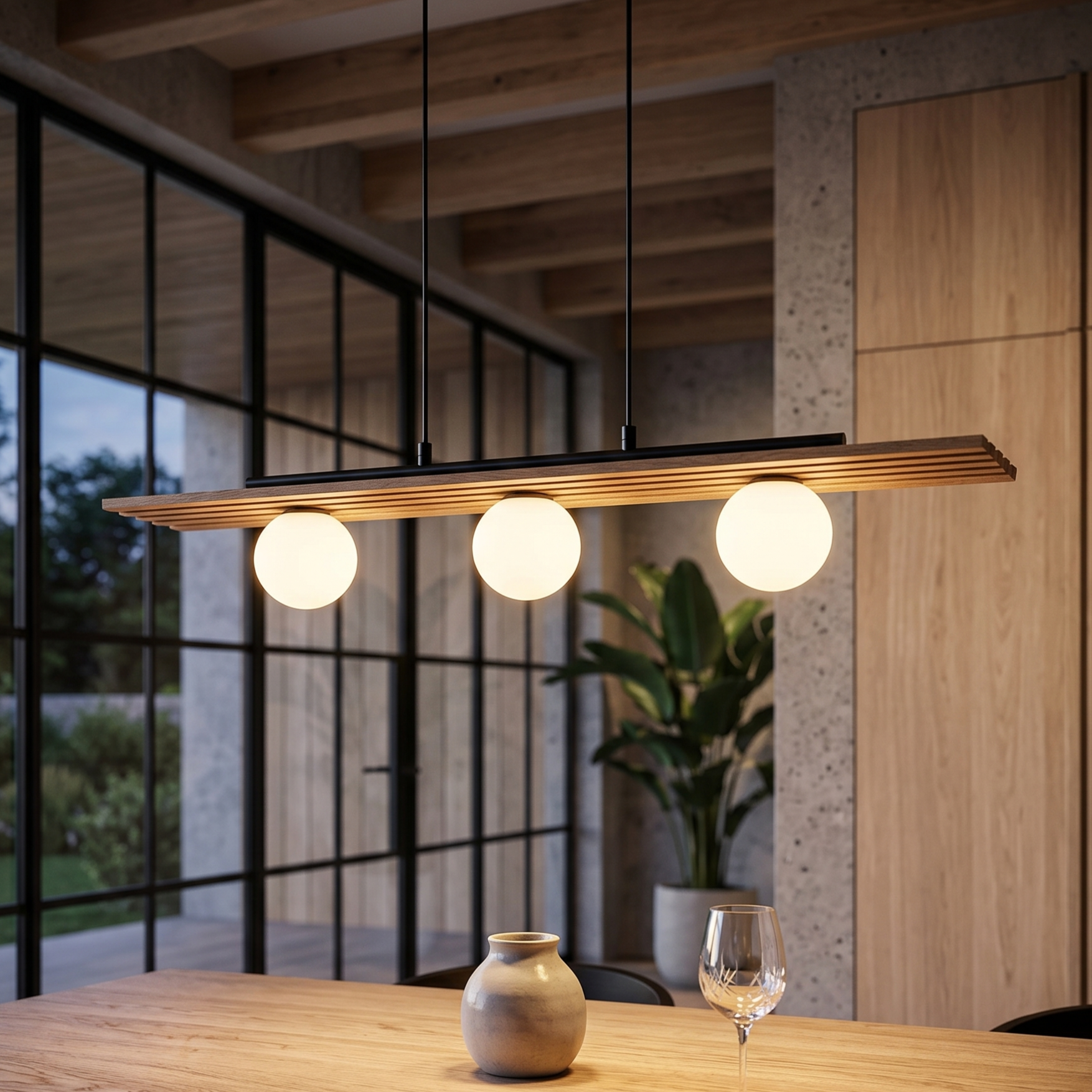 Lustra Suspendata Vintage CALVYN 3xG9 Premium