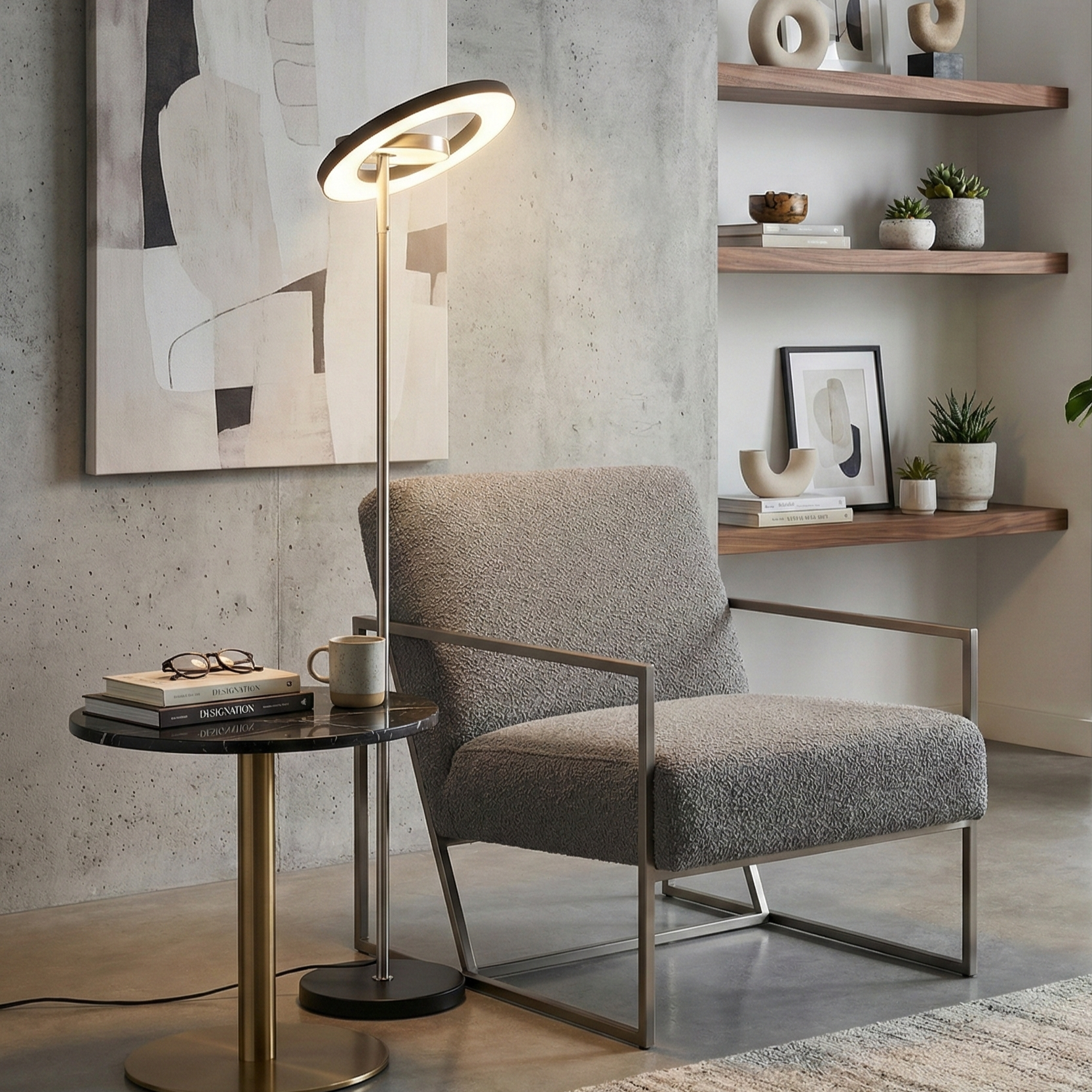 Lampadar LED PREMIUM SILVER GUANO 160CM