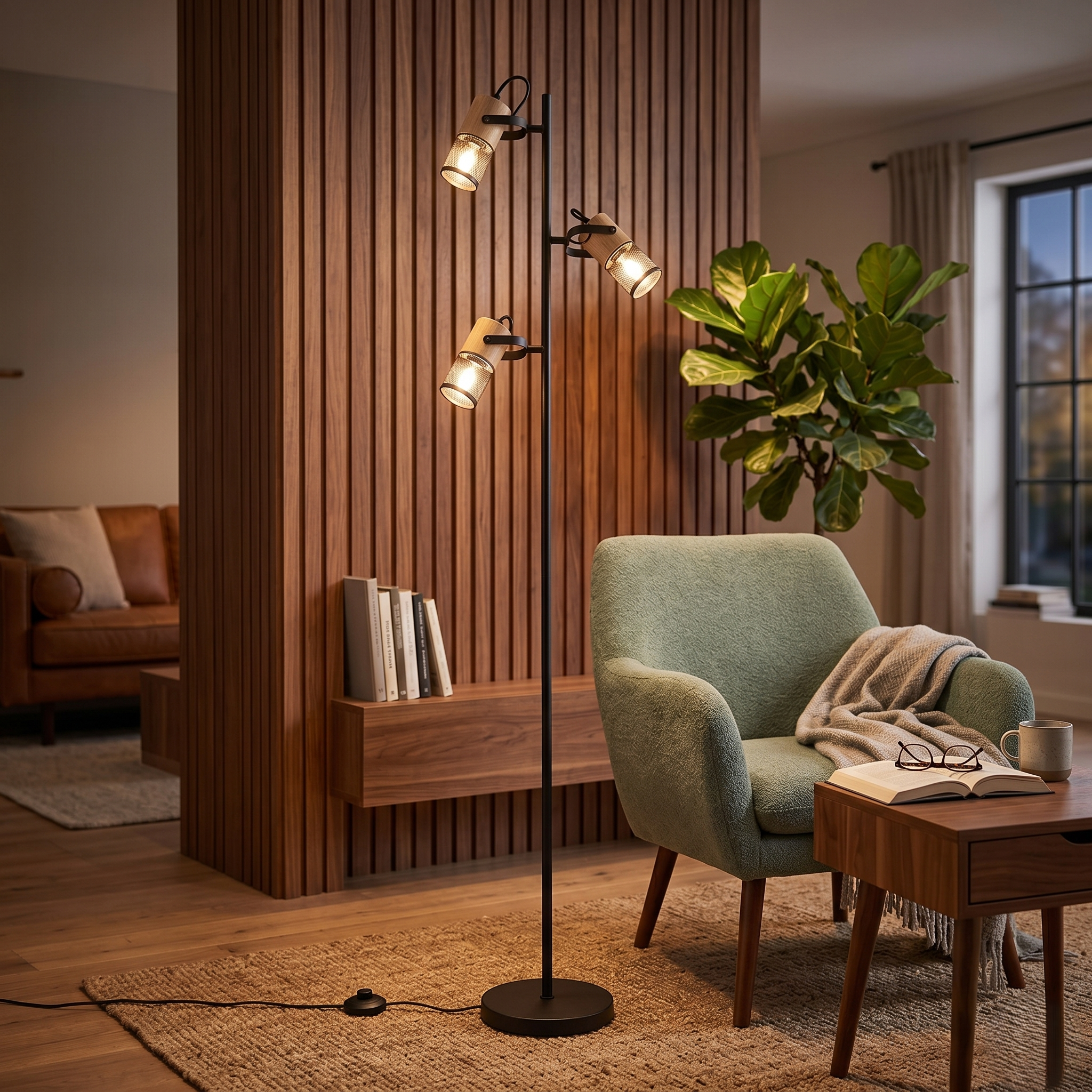 Lampadar Vintage TOSH 3xE14 Premium