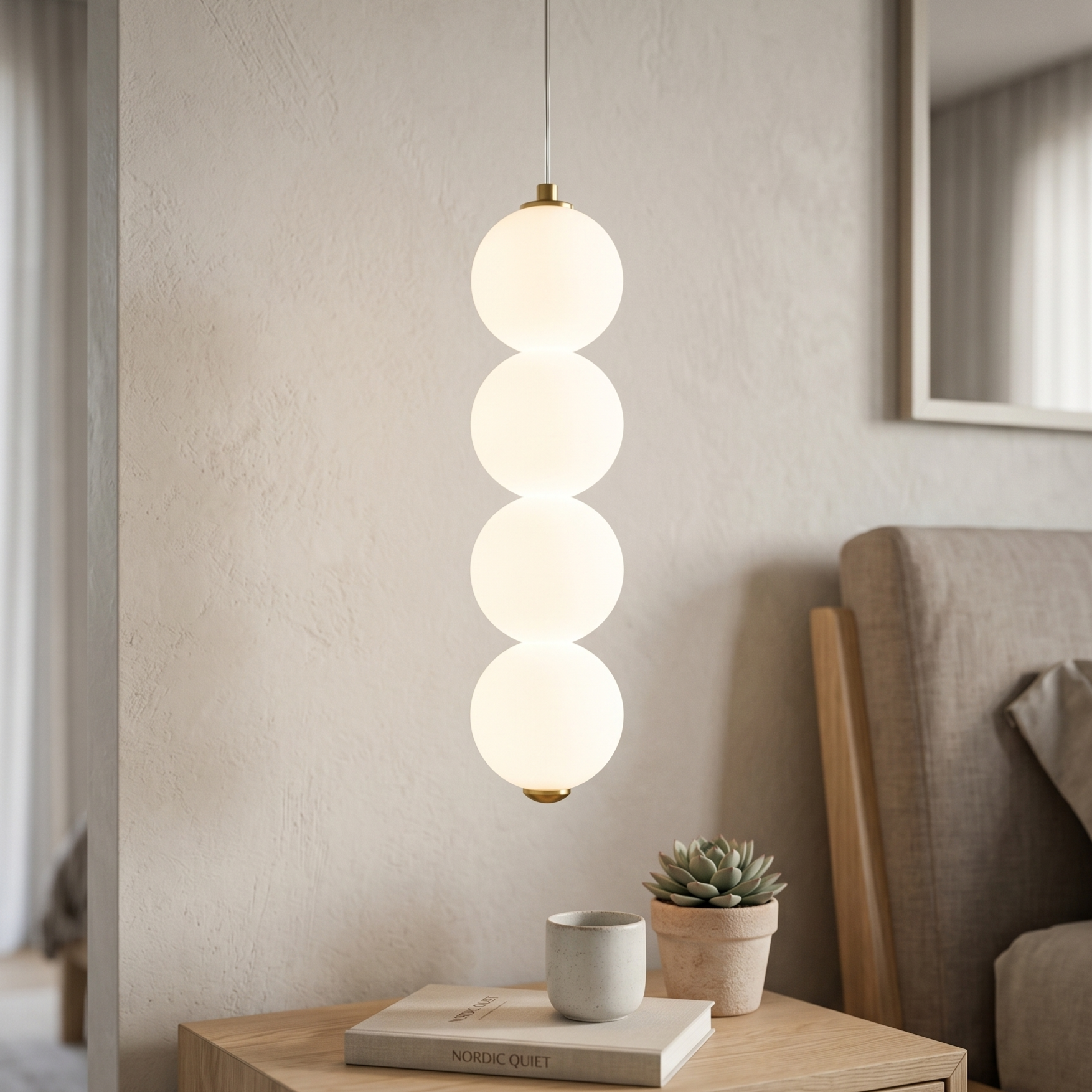 Pendul LED Abajur Mat Gold Major VINTER Echivalent 300W