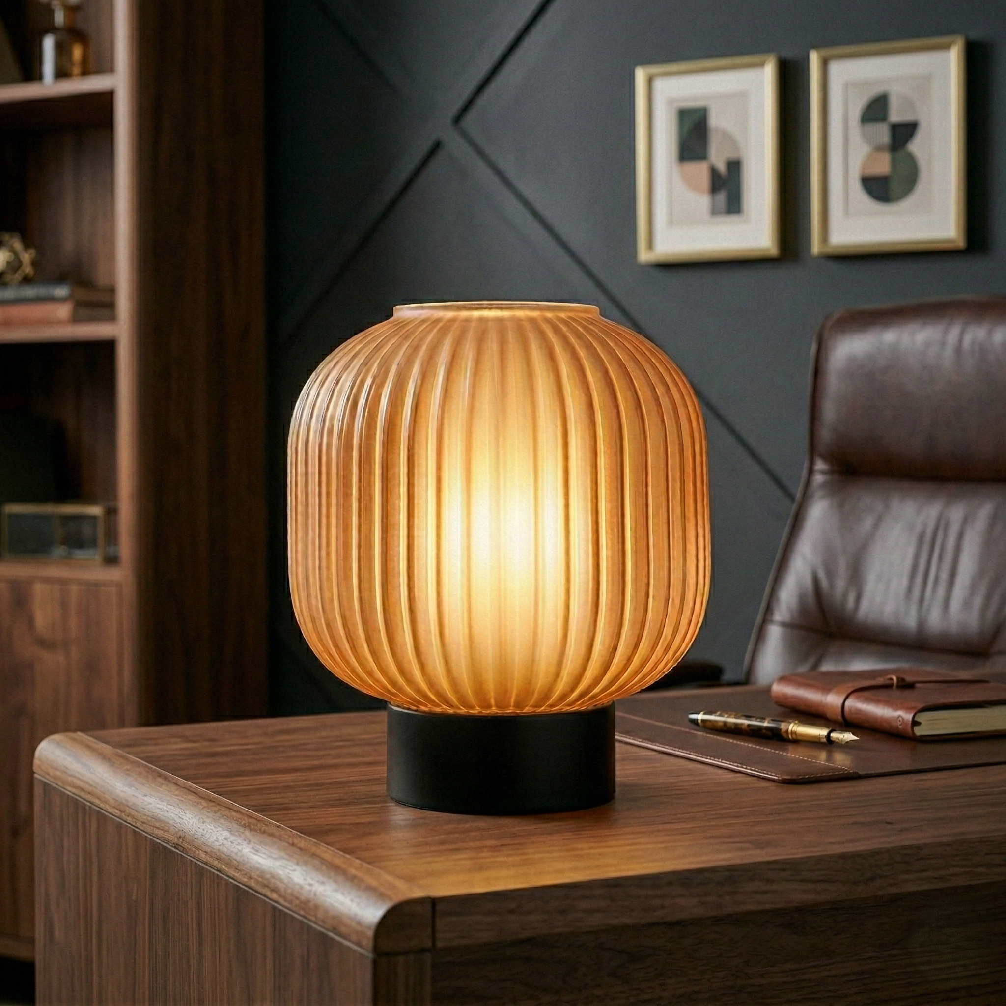 Veioza Abajur Sticla cu Buton Infesto GLASS