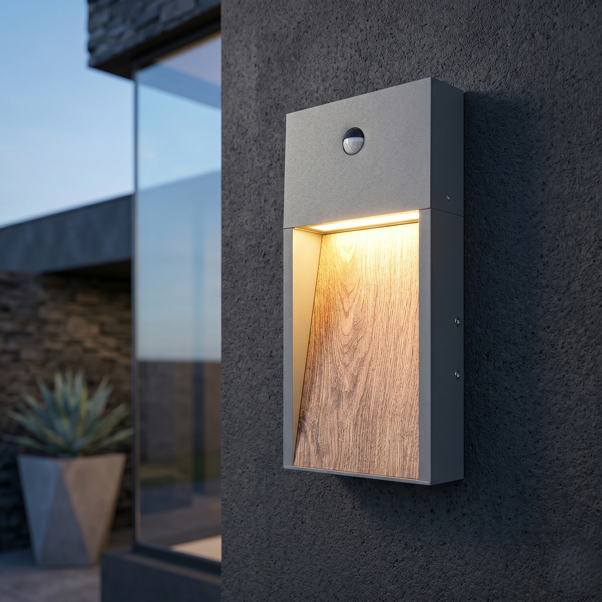 Aplica LED Premium SALMON Exterior cu Senzor 11W 3000K 1200lm