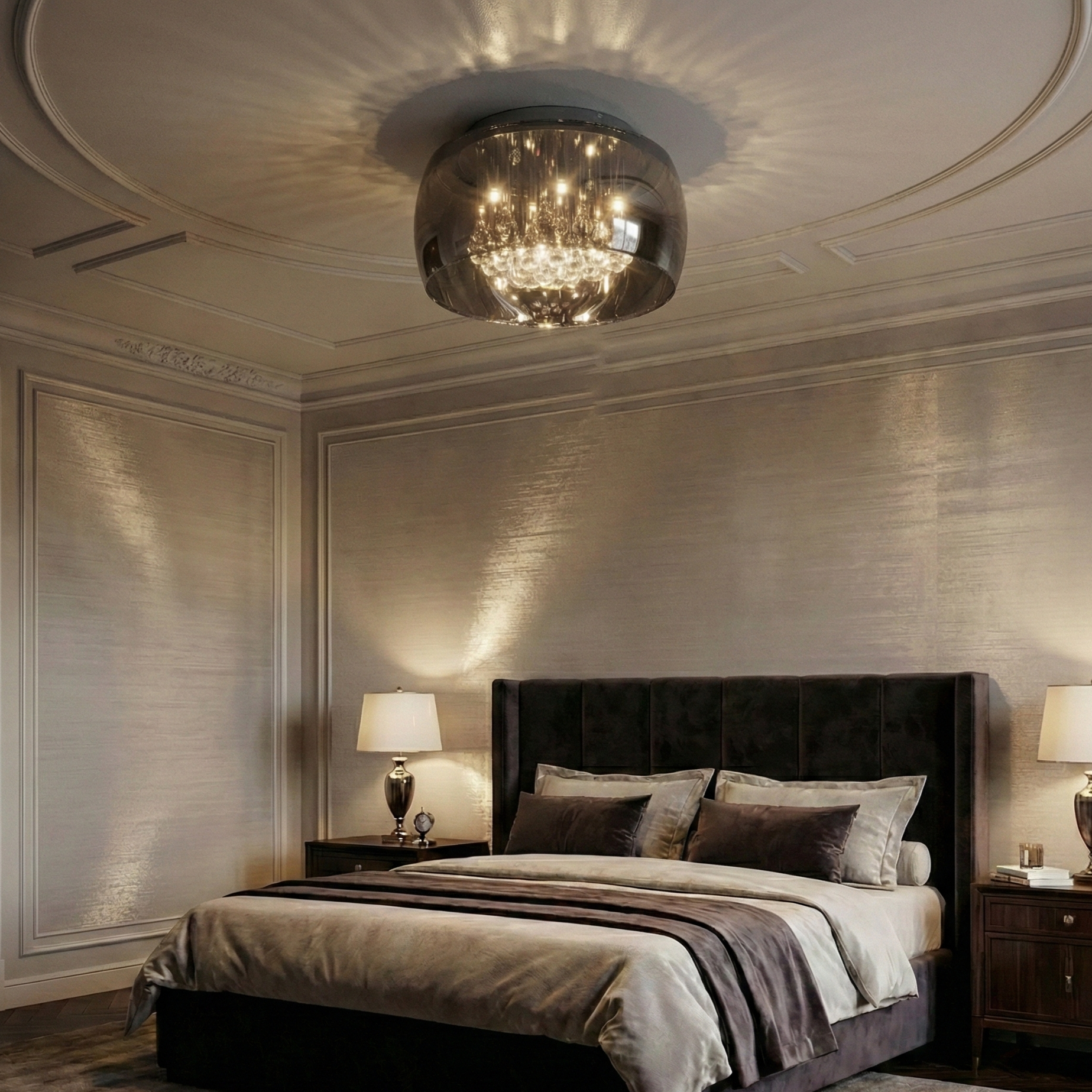Lustra Aplicata Luxury OBSIDIAN 40cm