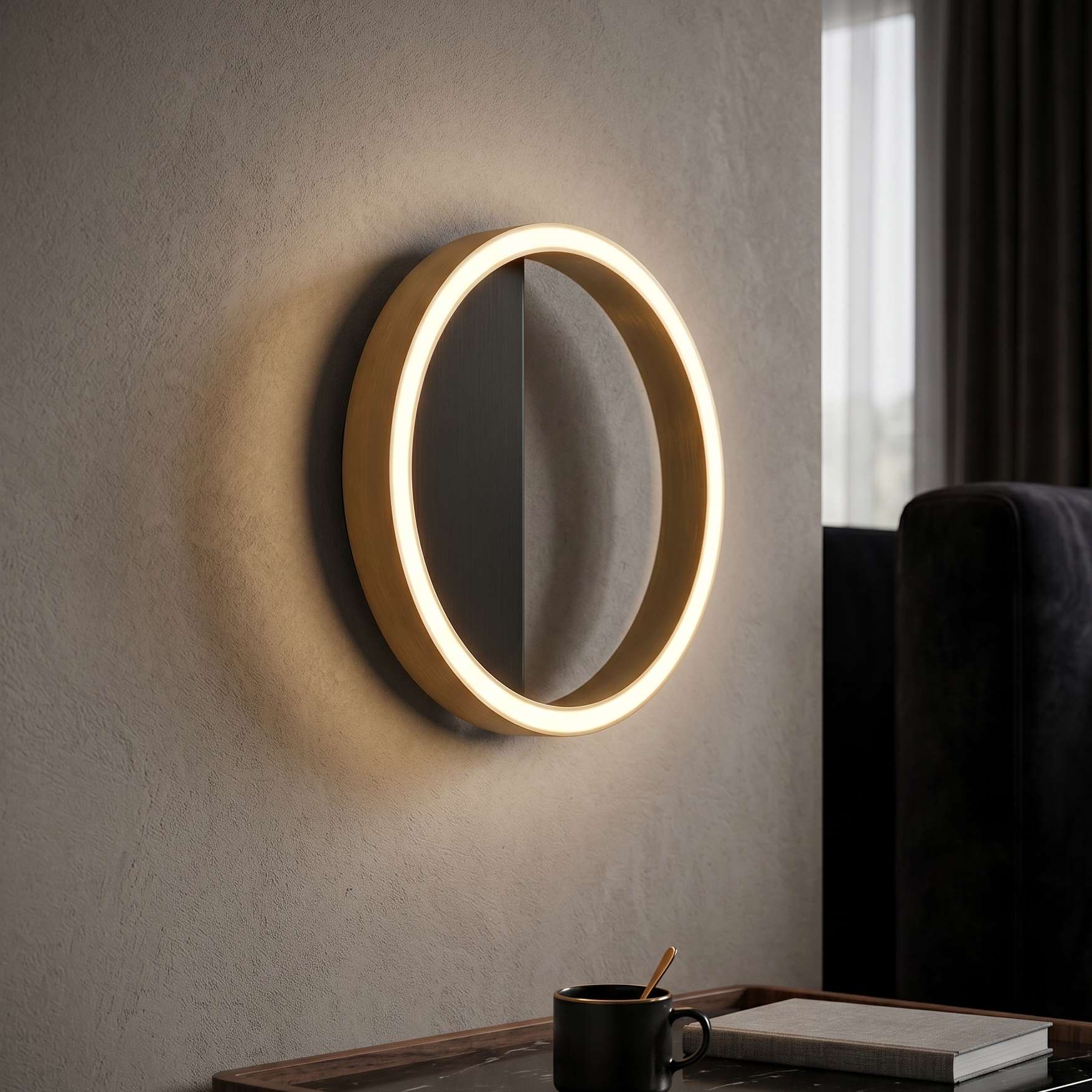 Aplica LED Gold ORIBEL Echivalent 100W