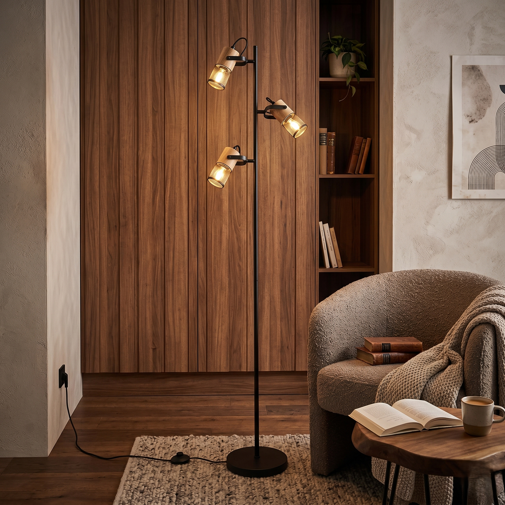 Lampadar Vintage TOSH 3xE14 Premium