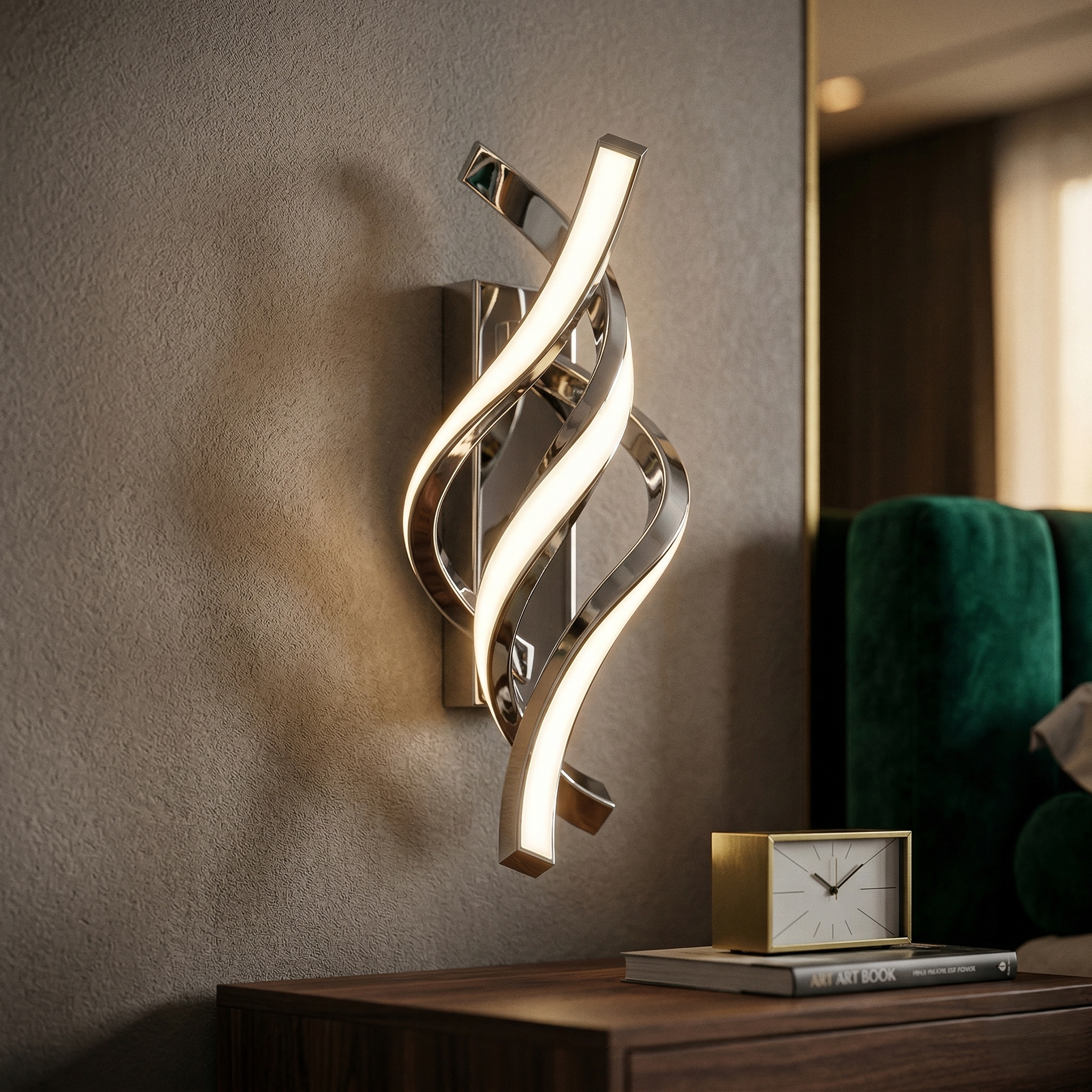 Aplica LED MARY CHROME Gloss Echivalent 100W