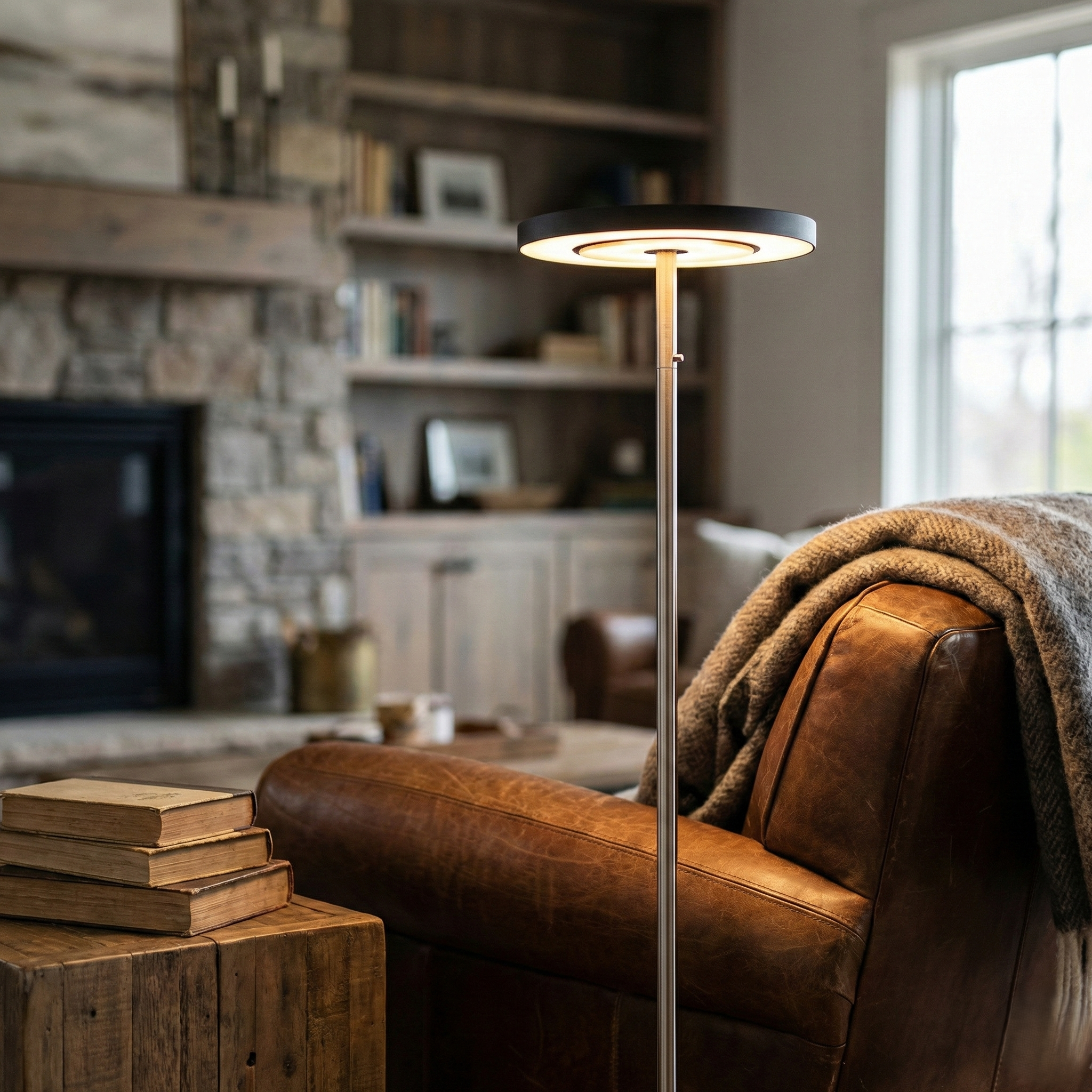 Lampadar LED PREMIUM SILVER GUANO 160CM