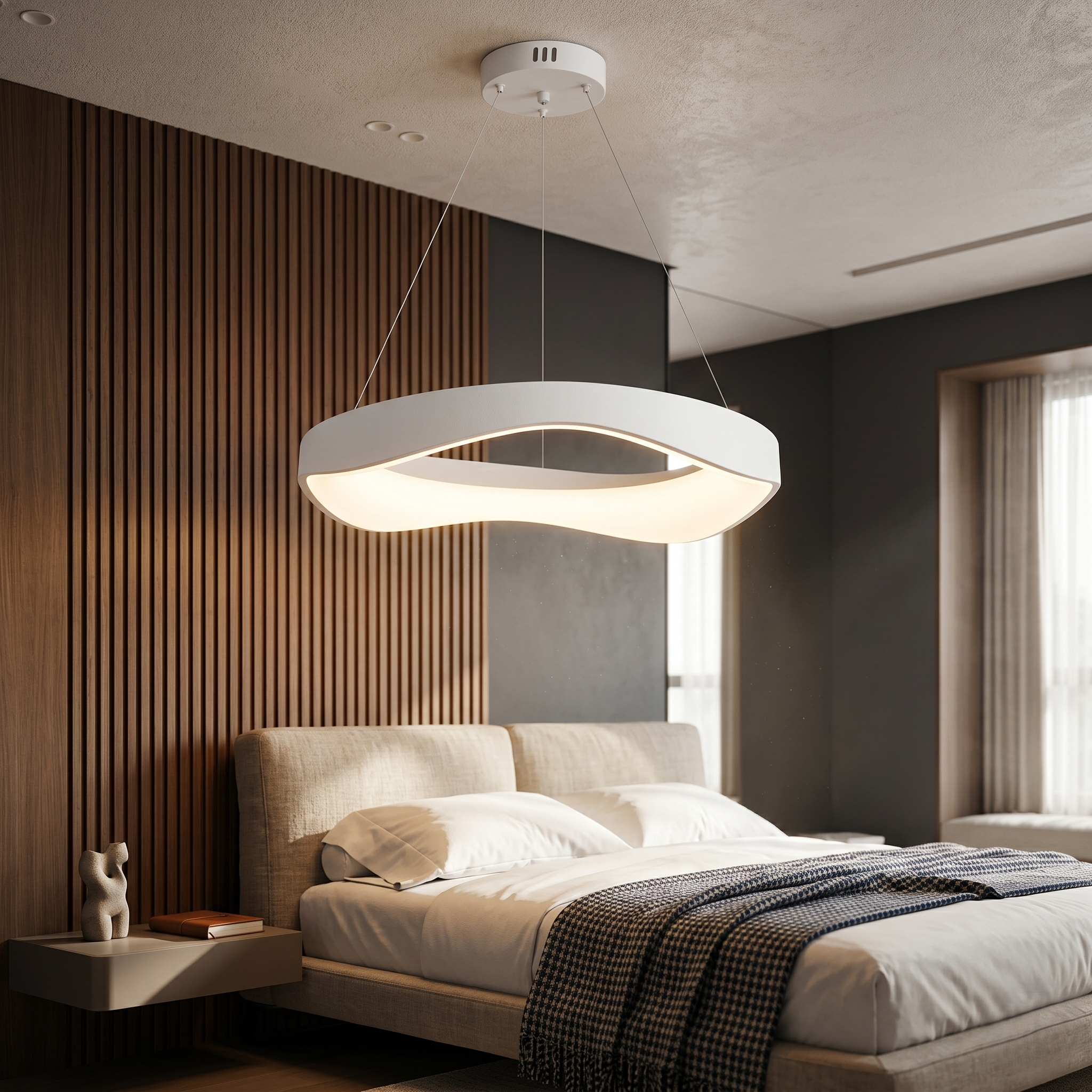 Lustra LED White Cloud Echivalent 400W Telecomanda