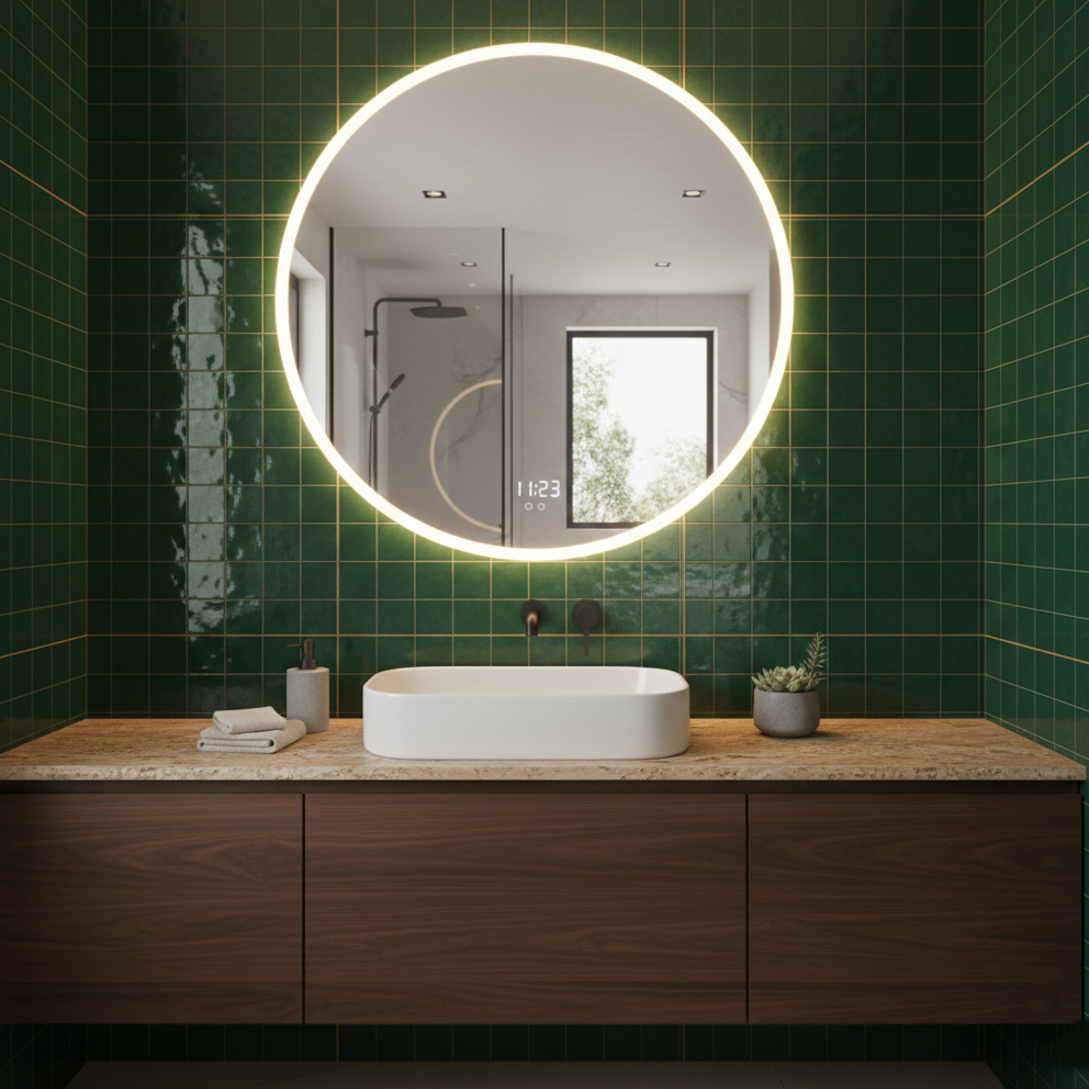 Oglinda LED SERAVINO 80CM Functie Dezaburire, Senzor, 3 Lumini