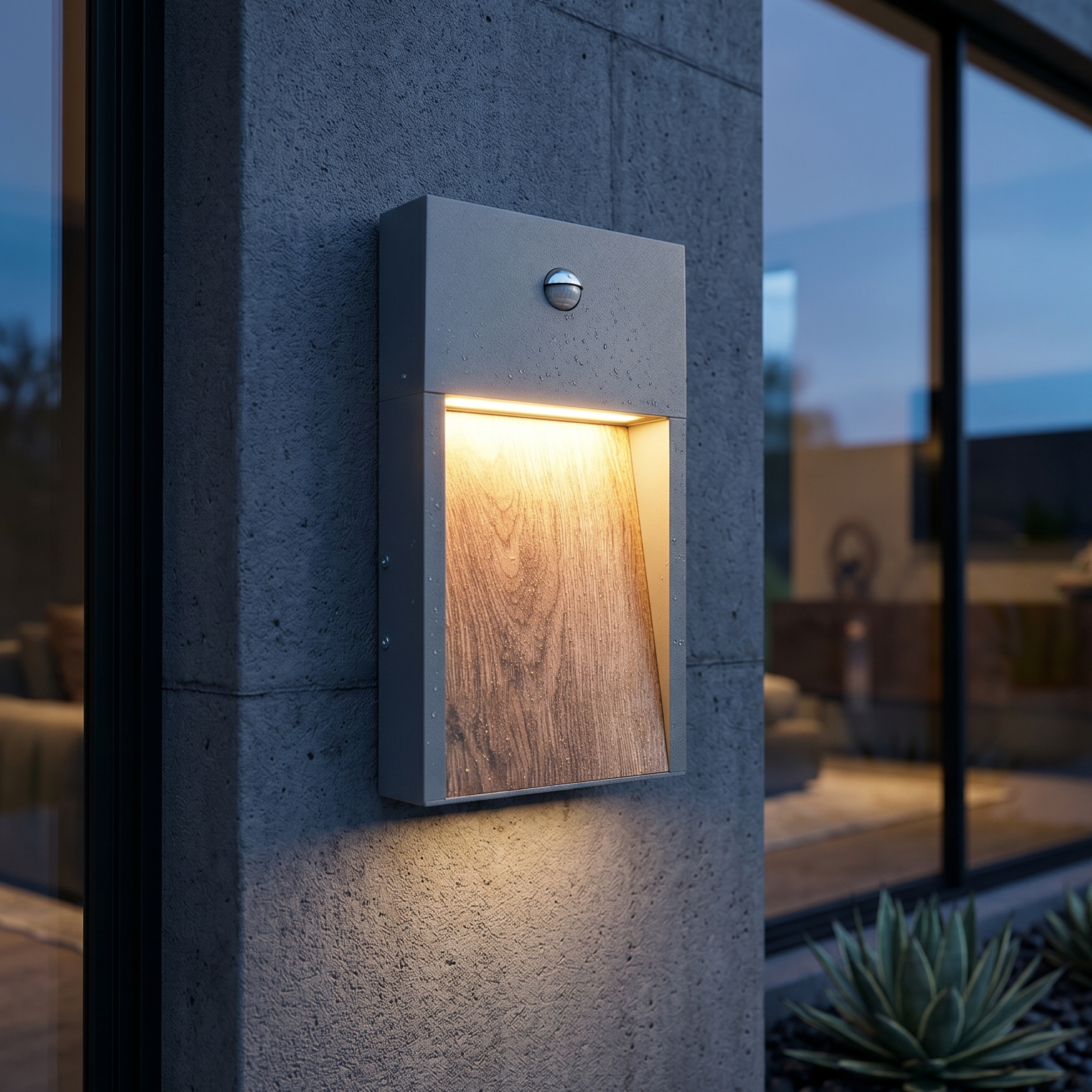 Aplica LED Premium SALMON Exterior cu Senzor 11W 3000K 1200lm