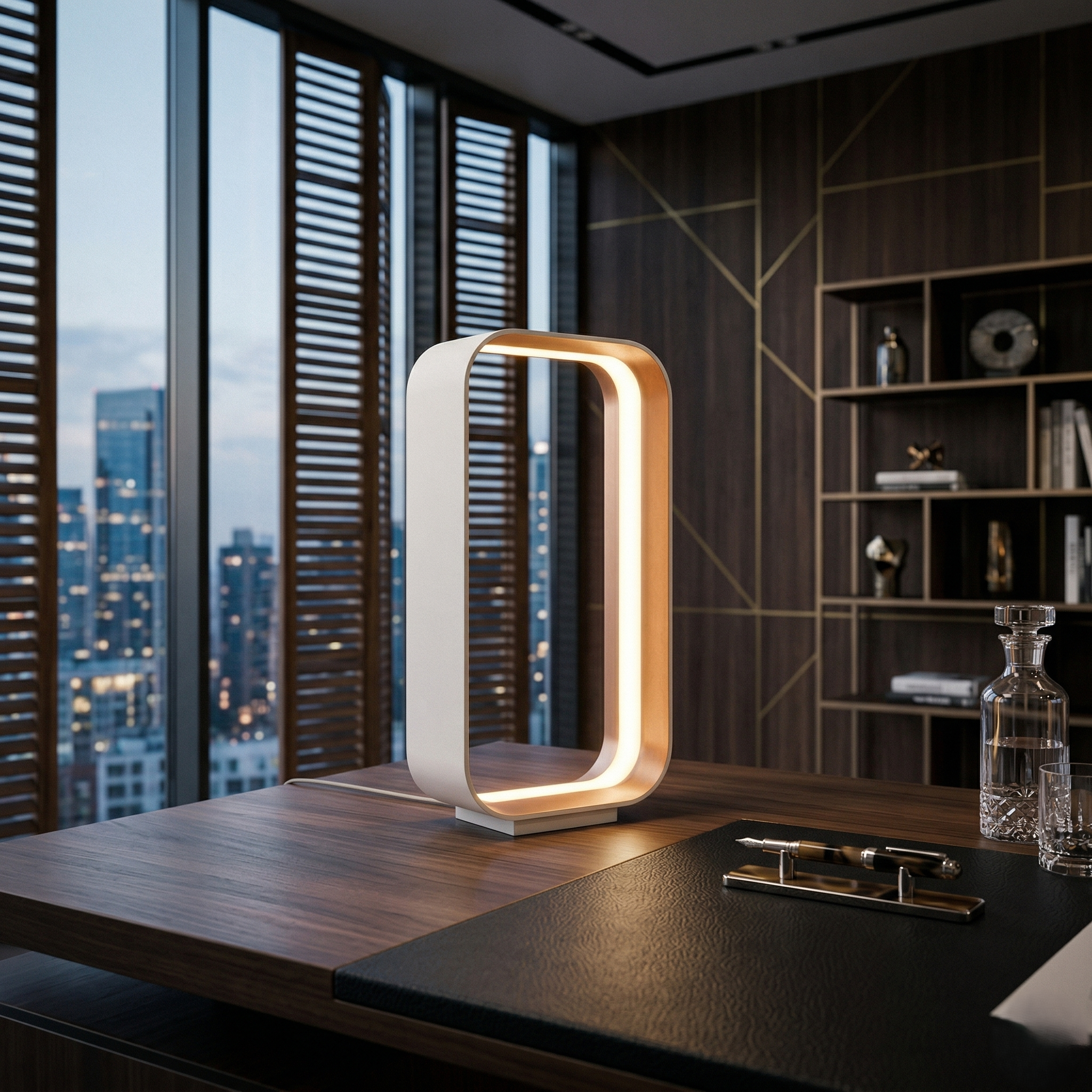Veioza LED Cizione White 41CM CINQUE Premium