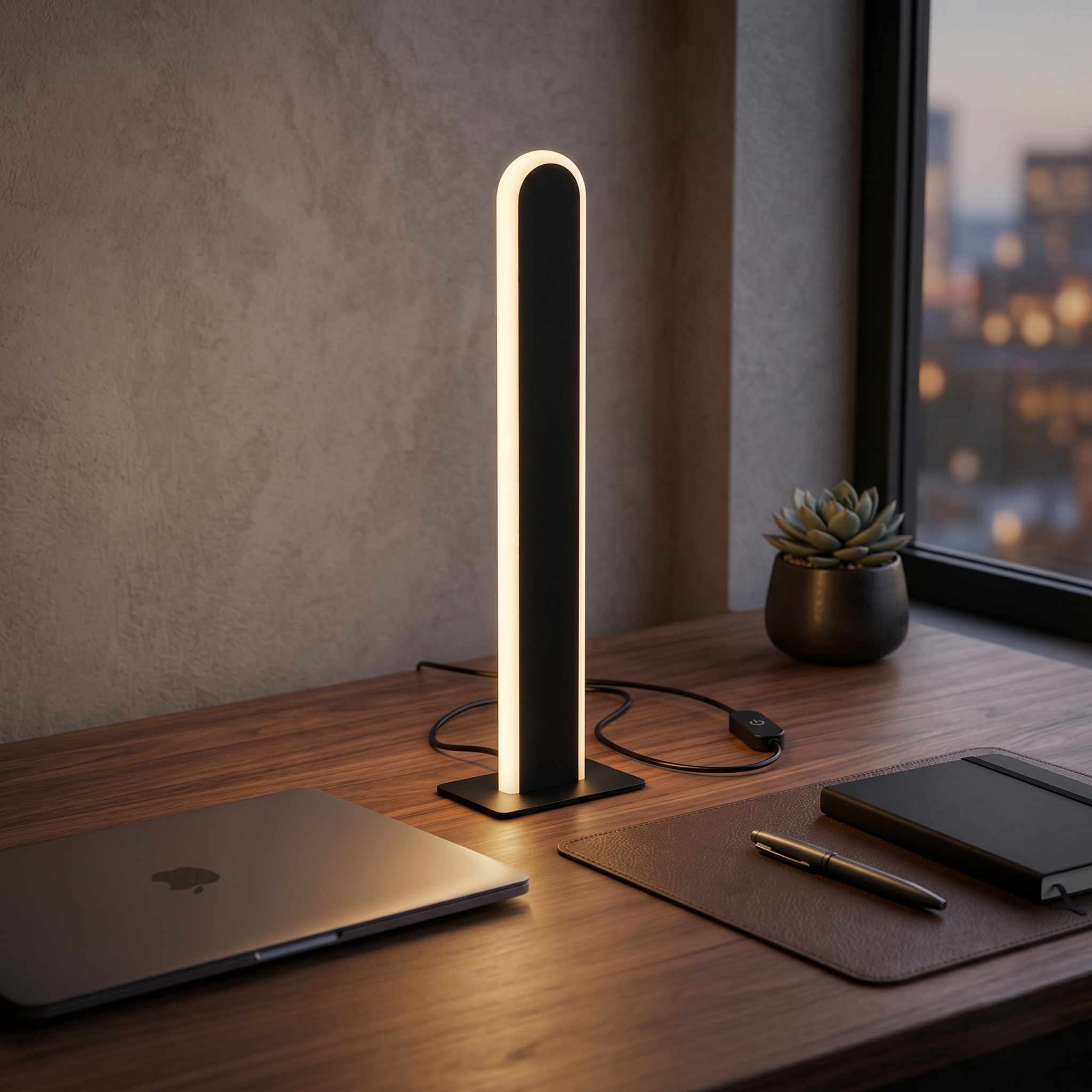 Veioza LED Decorativa Premium Black OMIRA