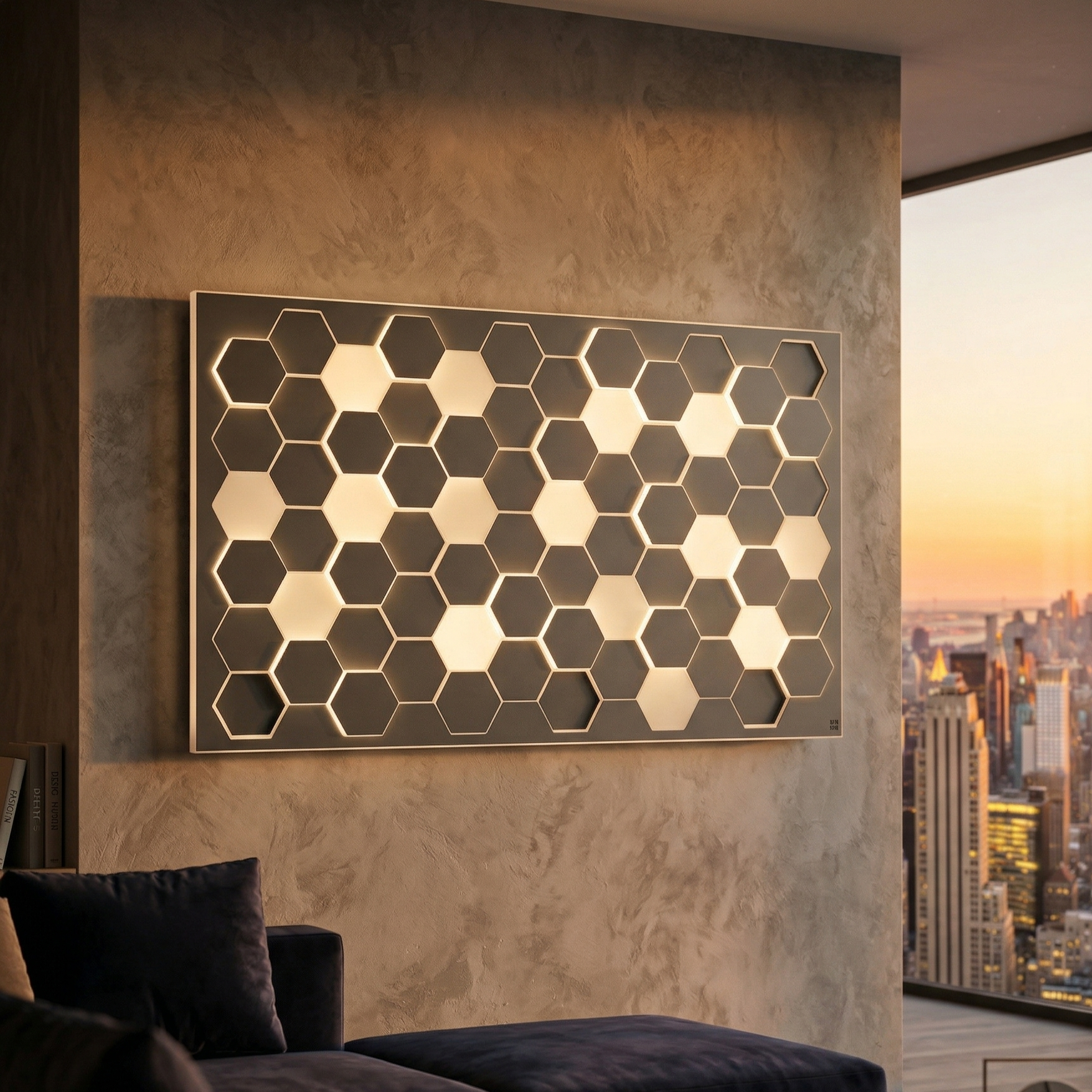 Aplica LED Cifavo Black 115CM CINQUE Premium