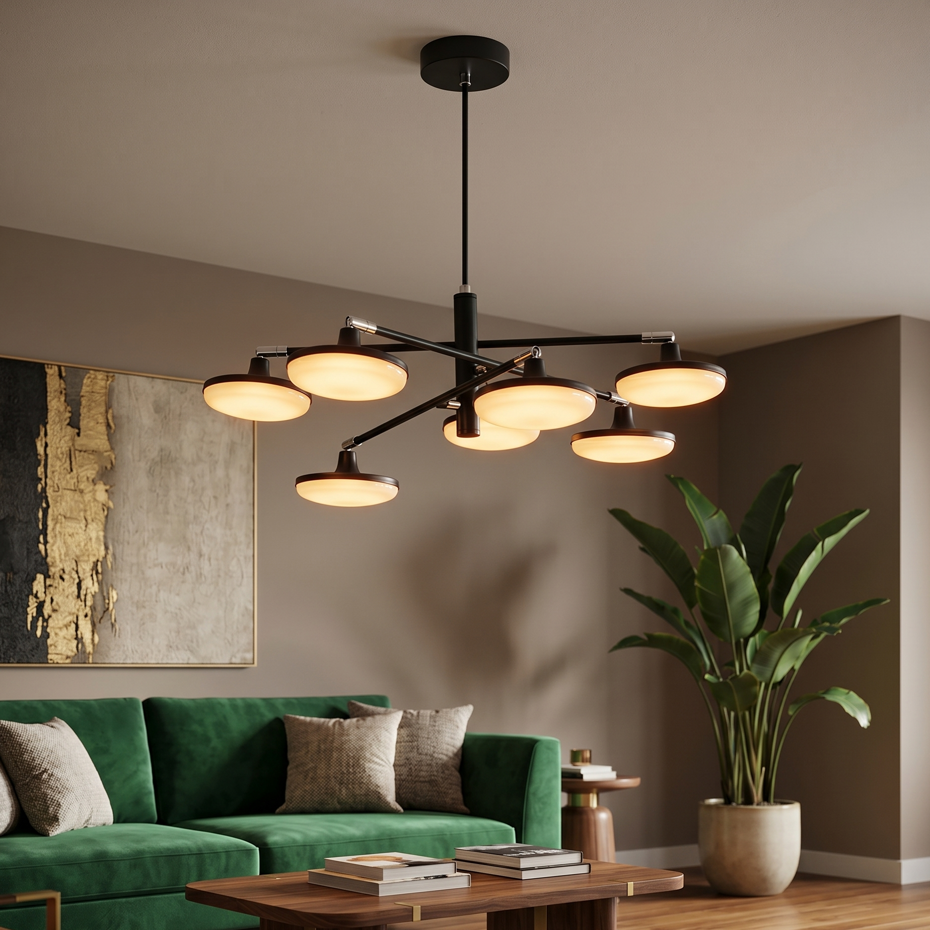 Lustra LED Suspendata Premium TINDRA Echivalent 300W