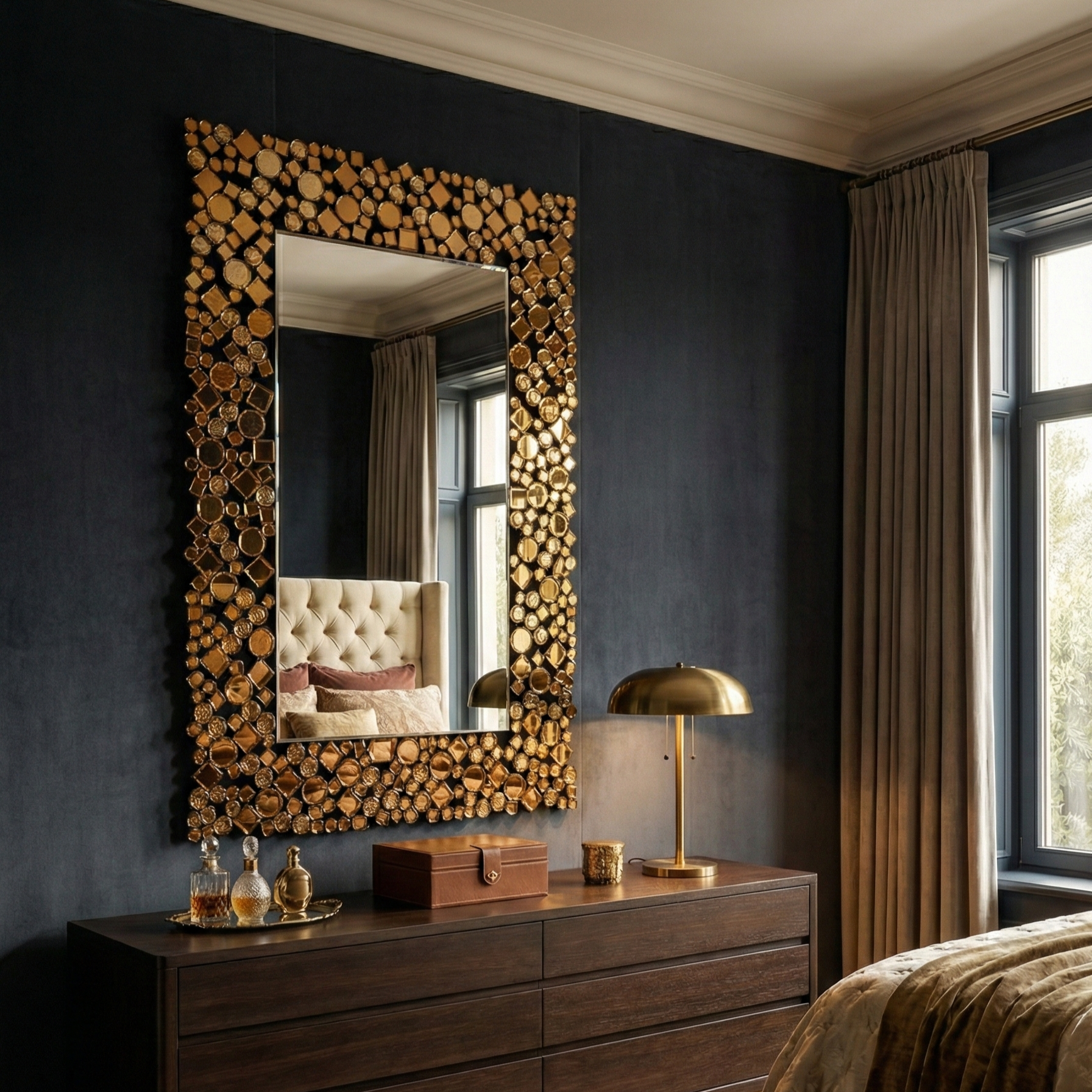 Oglinda Decorativa Dreptunghiulara 120x80CM RIFLESSA MARO