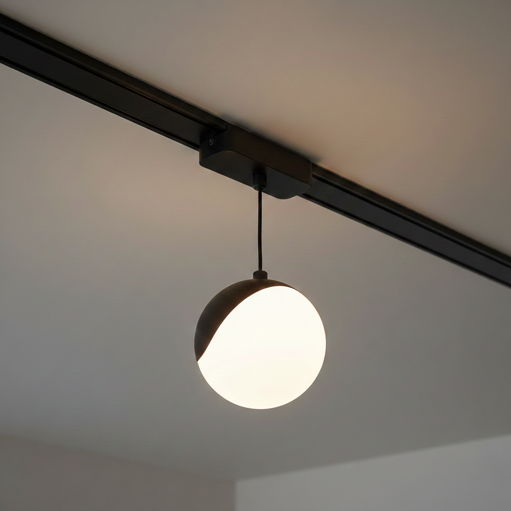 Pendul LED Urban Track 9W Magnetic 4000K COB Negru