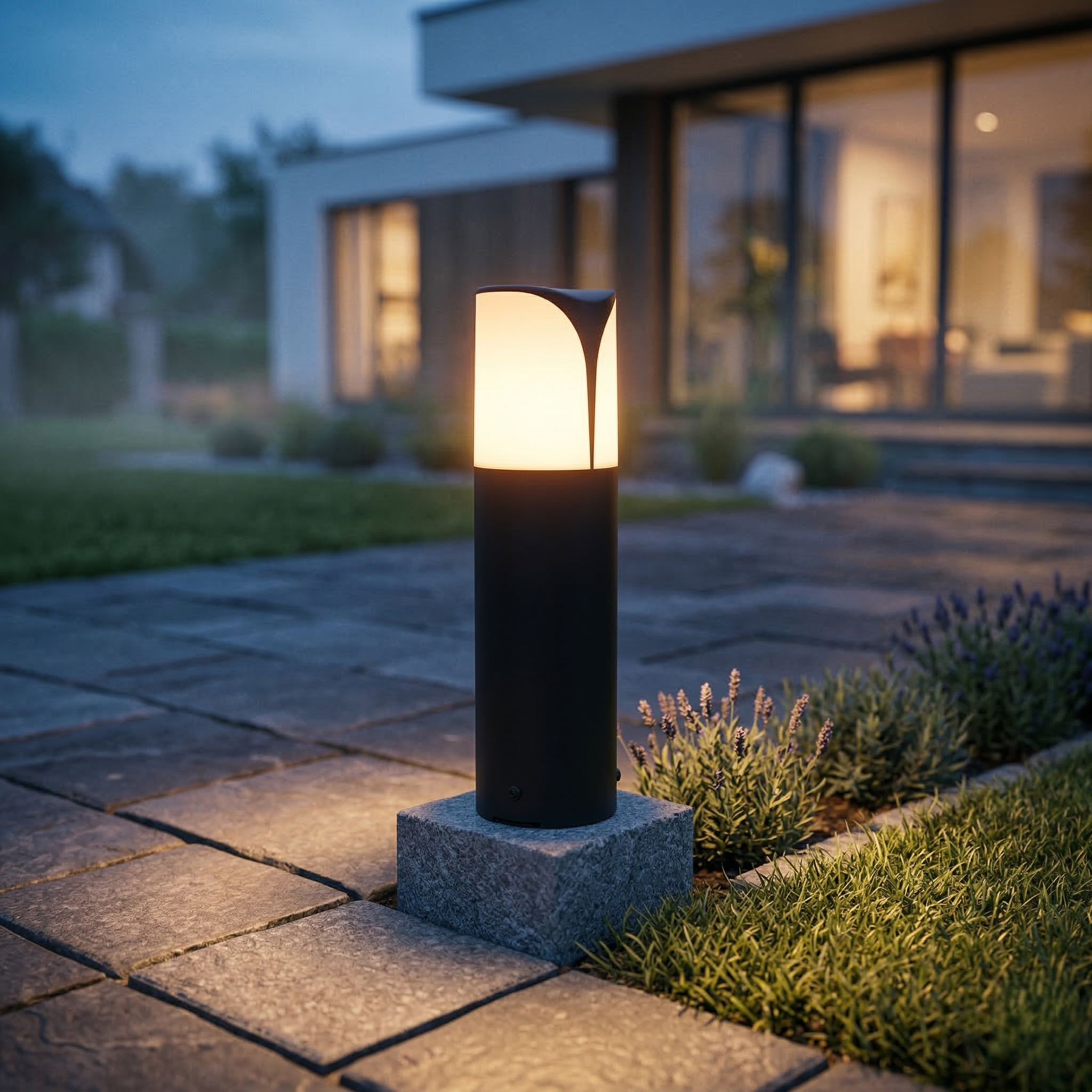 Stalp de iluminat exterior LIORA 1xE27 30CM