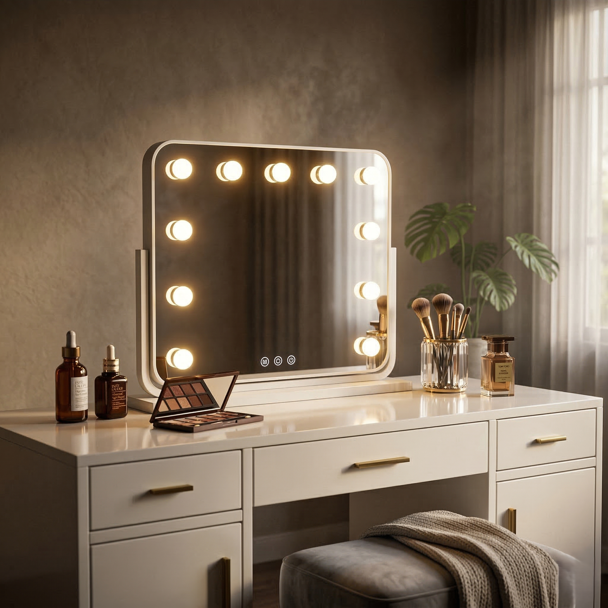 Oglinda LED Make-UP BELLORIA 50x40CM 3 Lumini