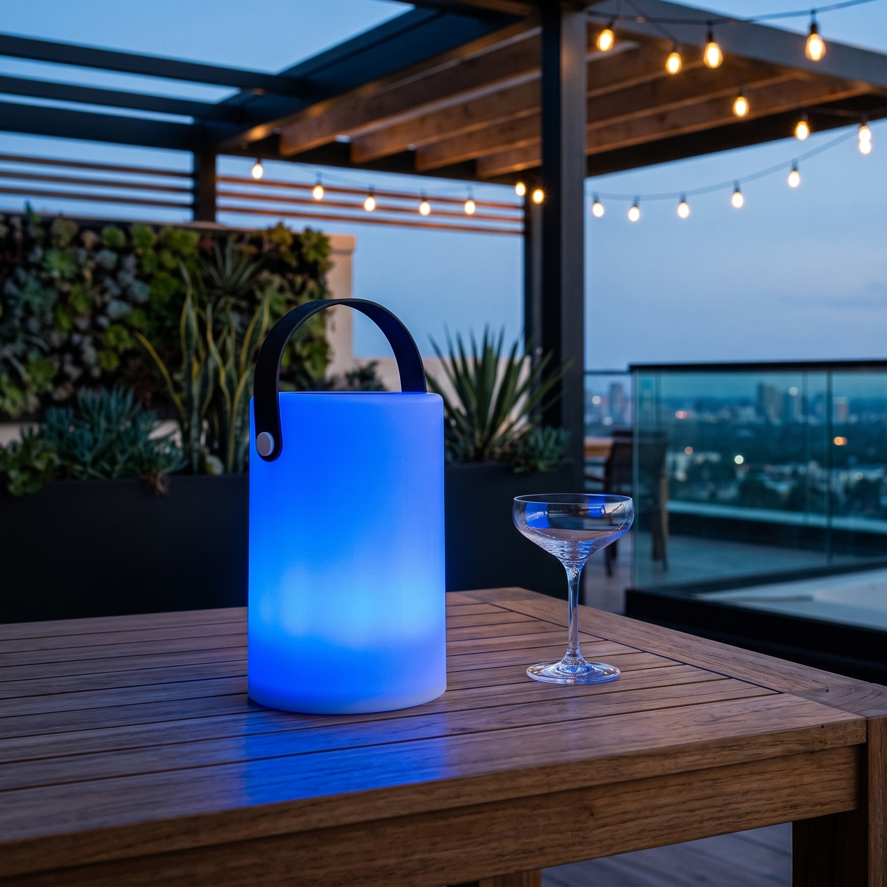 Lampa LED RGB Exterior Solara PORTALUX Premium