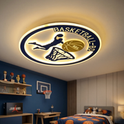 Lustra LED 142W Blue Basketball Telecomanda Echivalent 800W