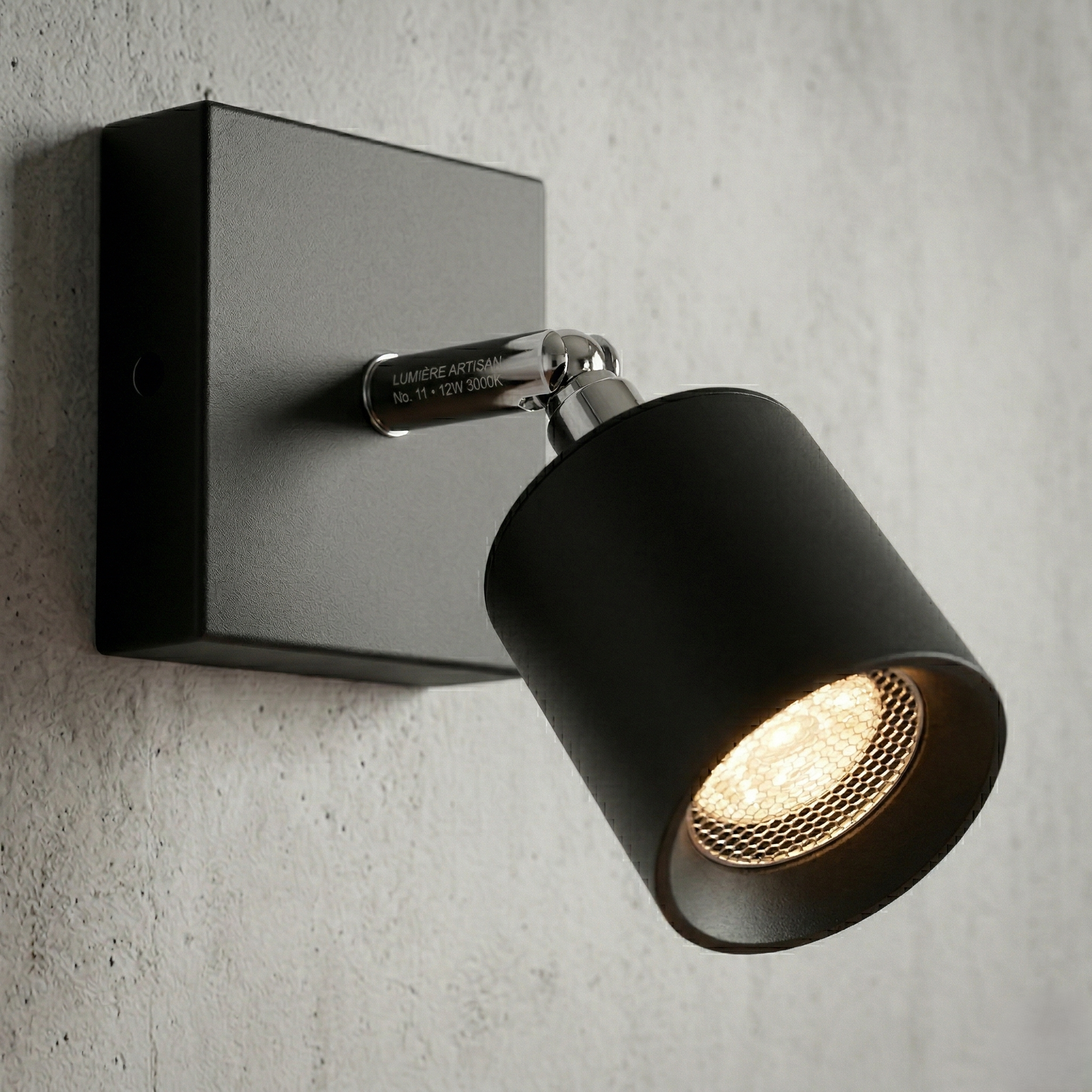 Spot Reglabil Negru 1xGU10