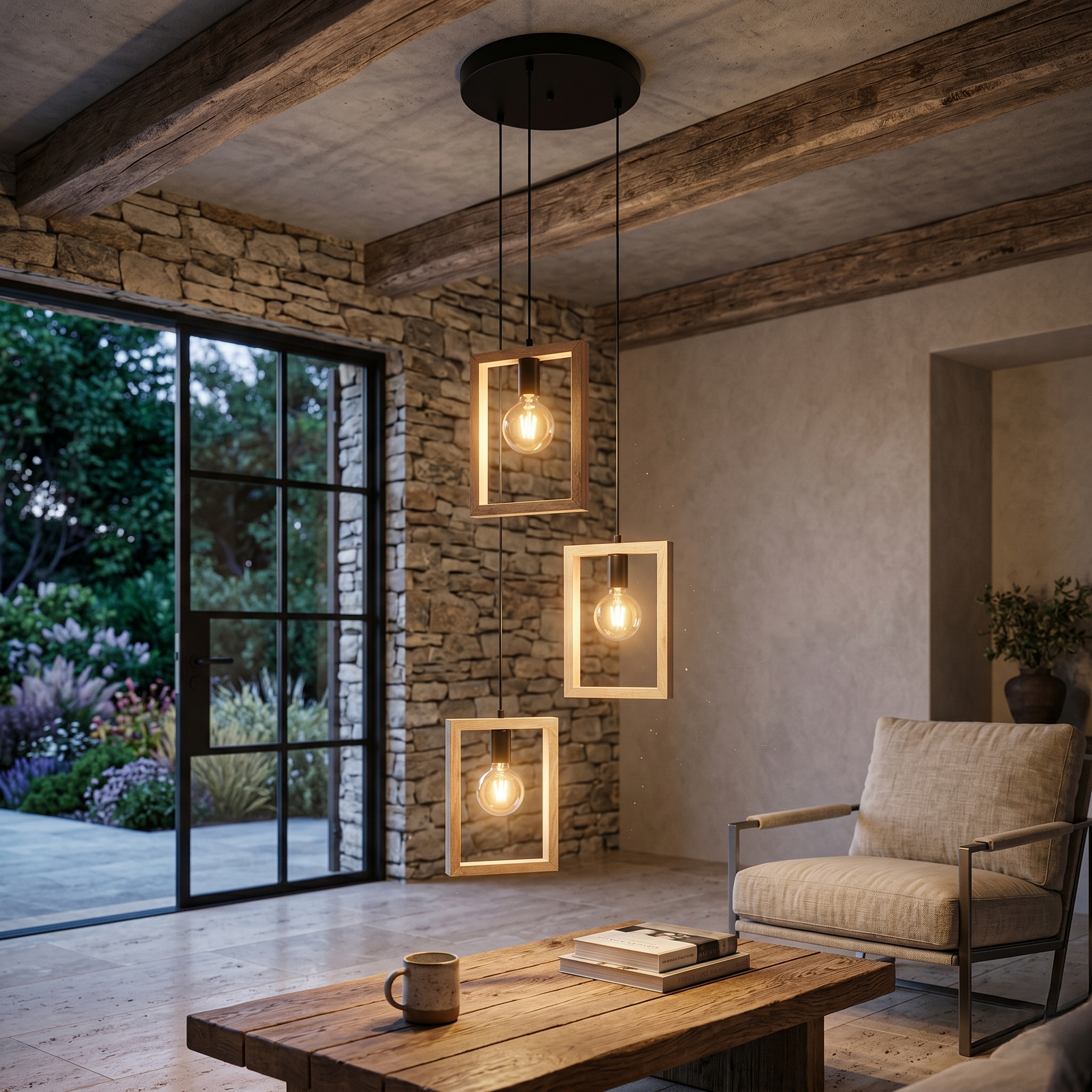 Lustra Suspendata Vintage LEMARA 3xE27 Premium