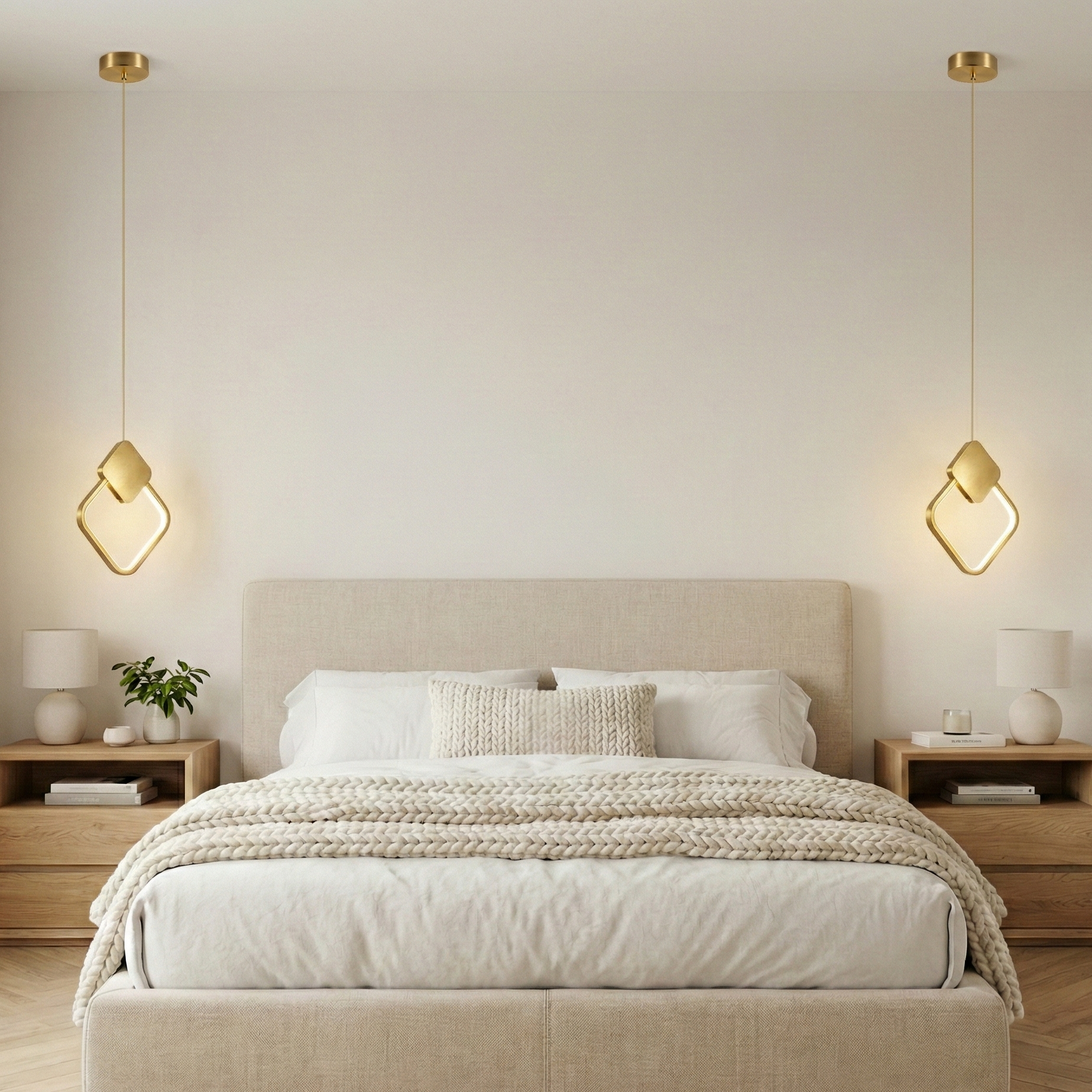 Pendul LED Suspendata Diamond Gold 3 Lumini Echivalent 150W