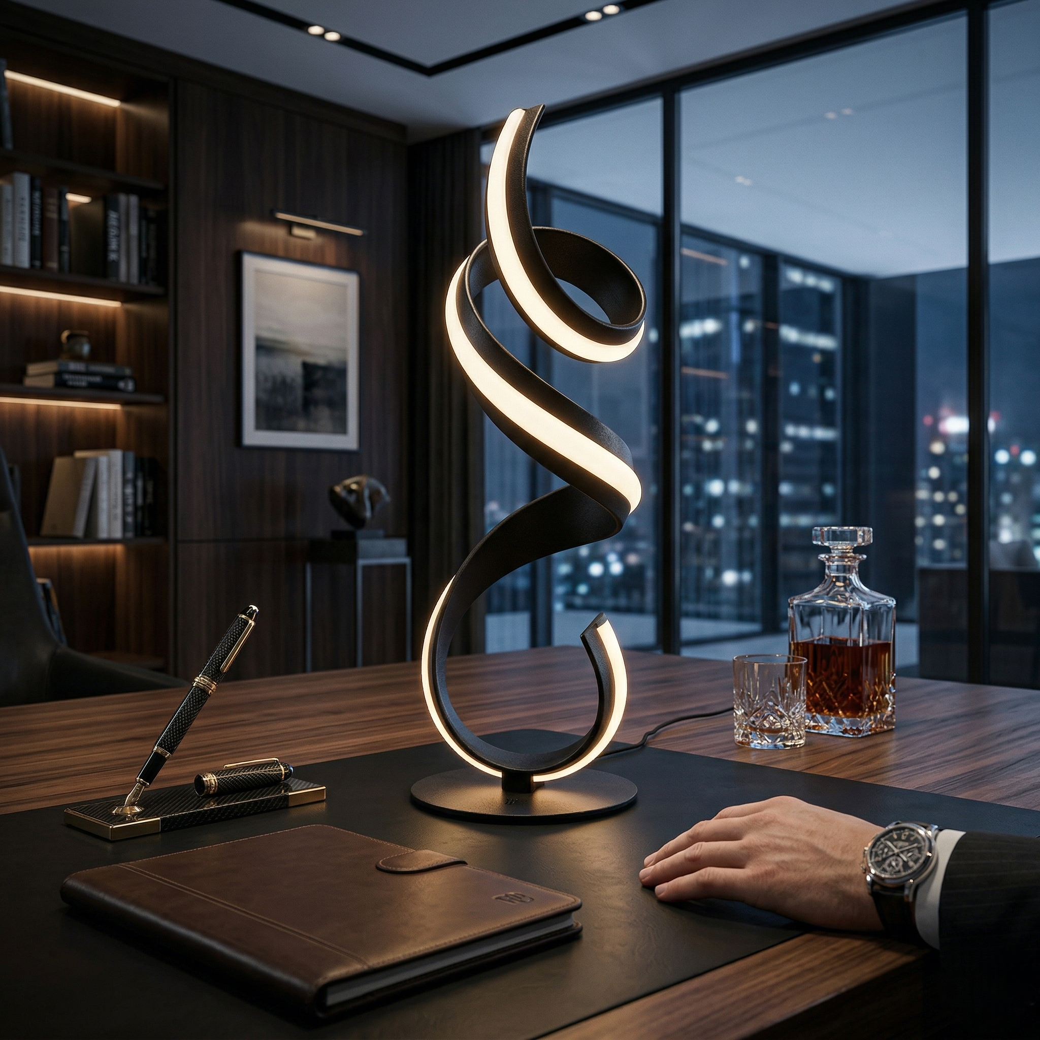 Veioza LED Cisenna Black 60CM CINQUE Premium