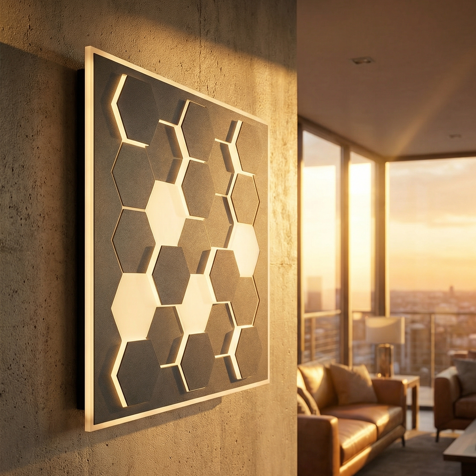 Aplica LED Cifavo Black 55CM CINQUE Premium