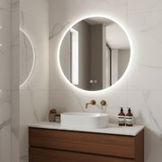 Oglinda LED Rotunda CAMPANORA Ø70cm Functie Dezaburire, Senzor si 3 Lumini