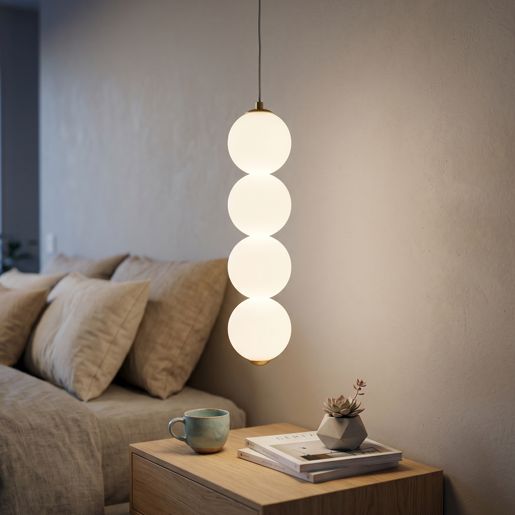 Pendul LED Abajur Mat Gold Major VINTER Echivalent 300W