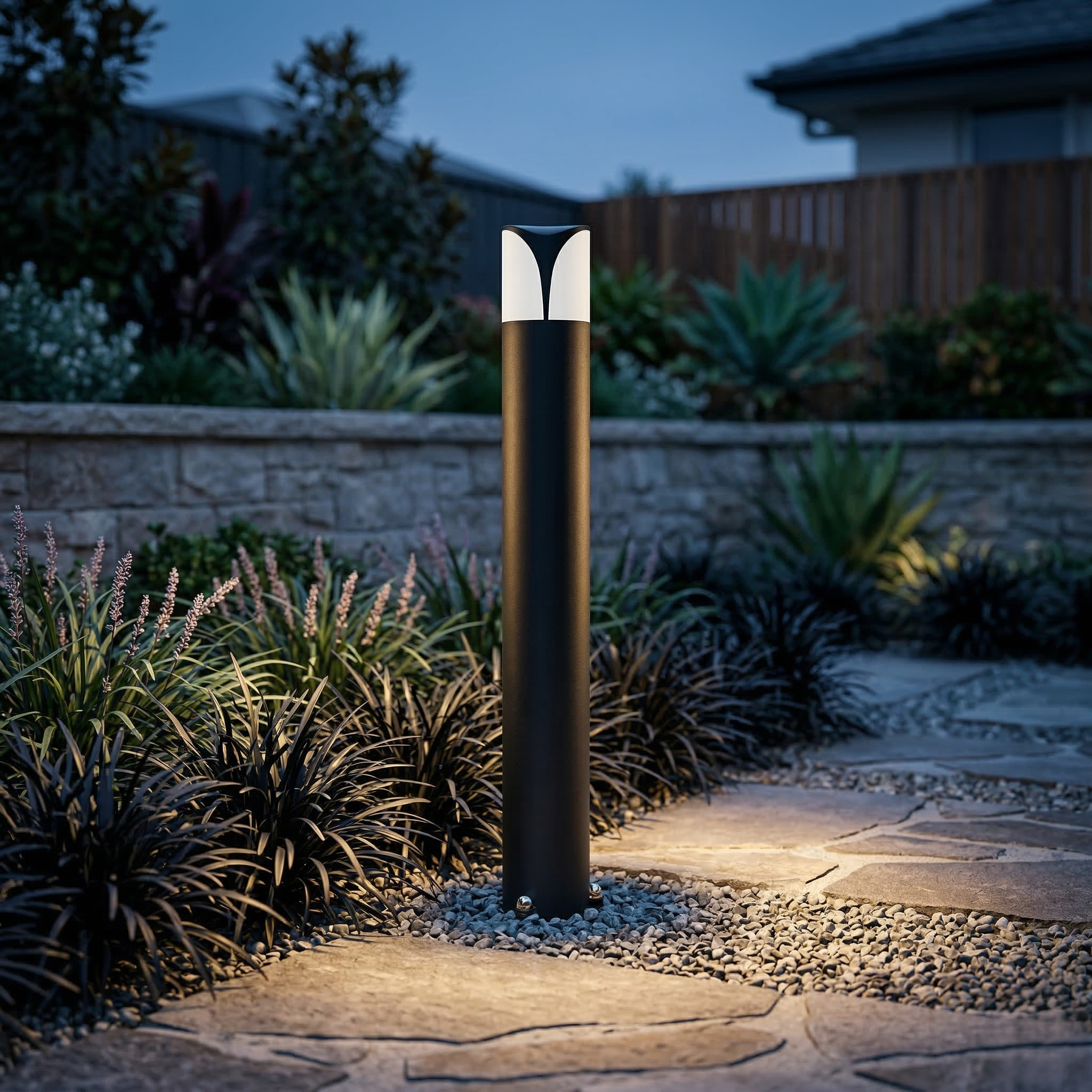 Stalp de iluminat exterior LIORA 1xE27 80CM