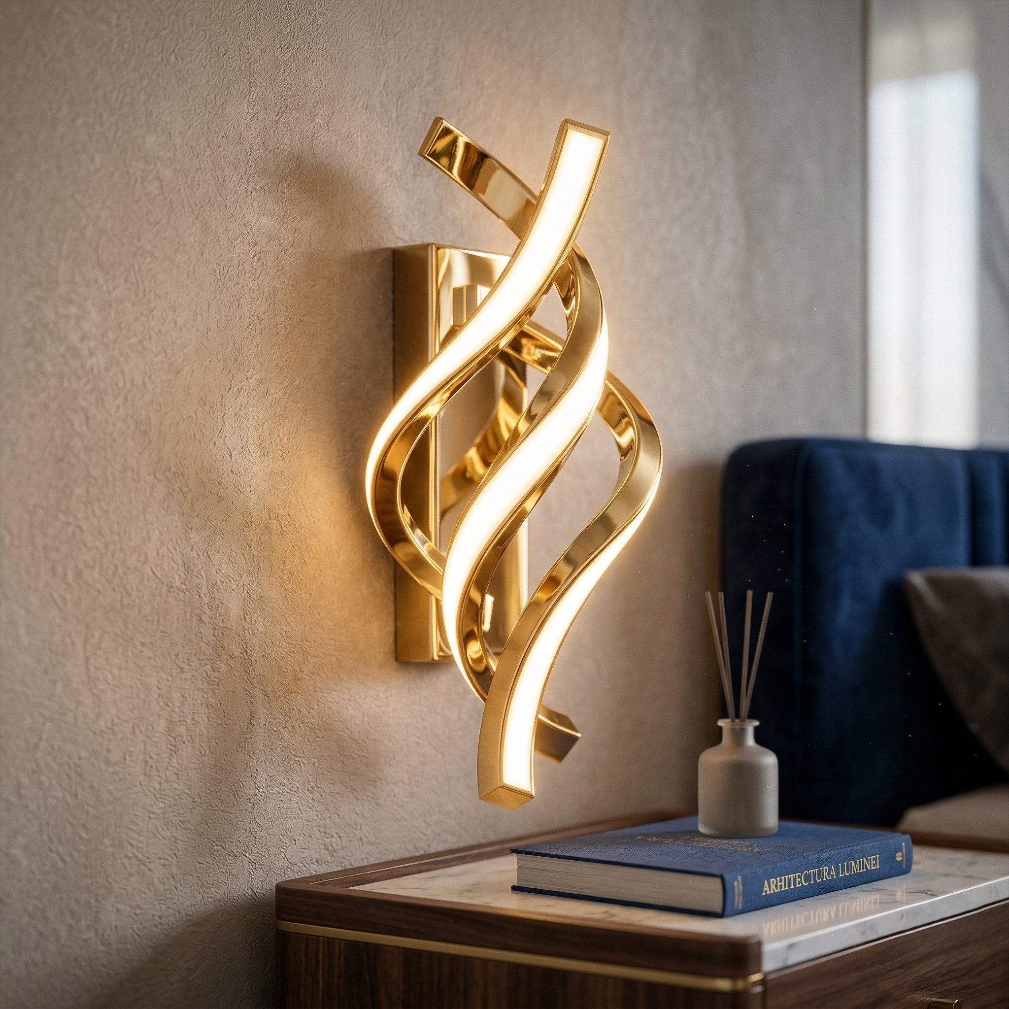 Aplica LED MARY GOLDEN Gloss Echivalent 100W