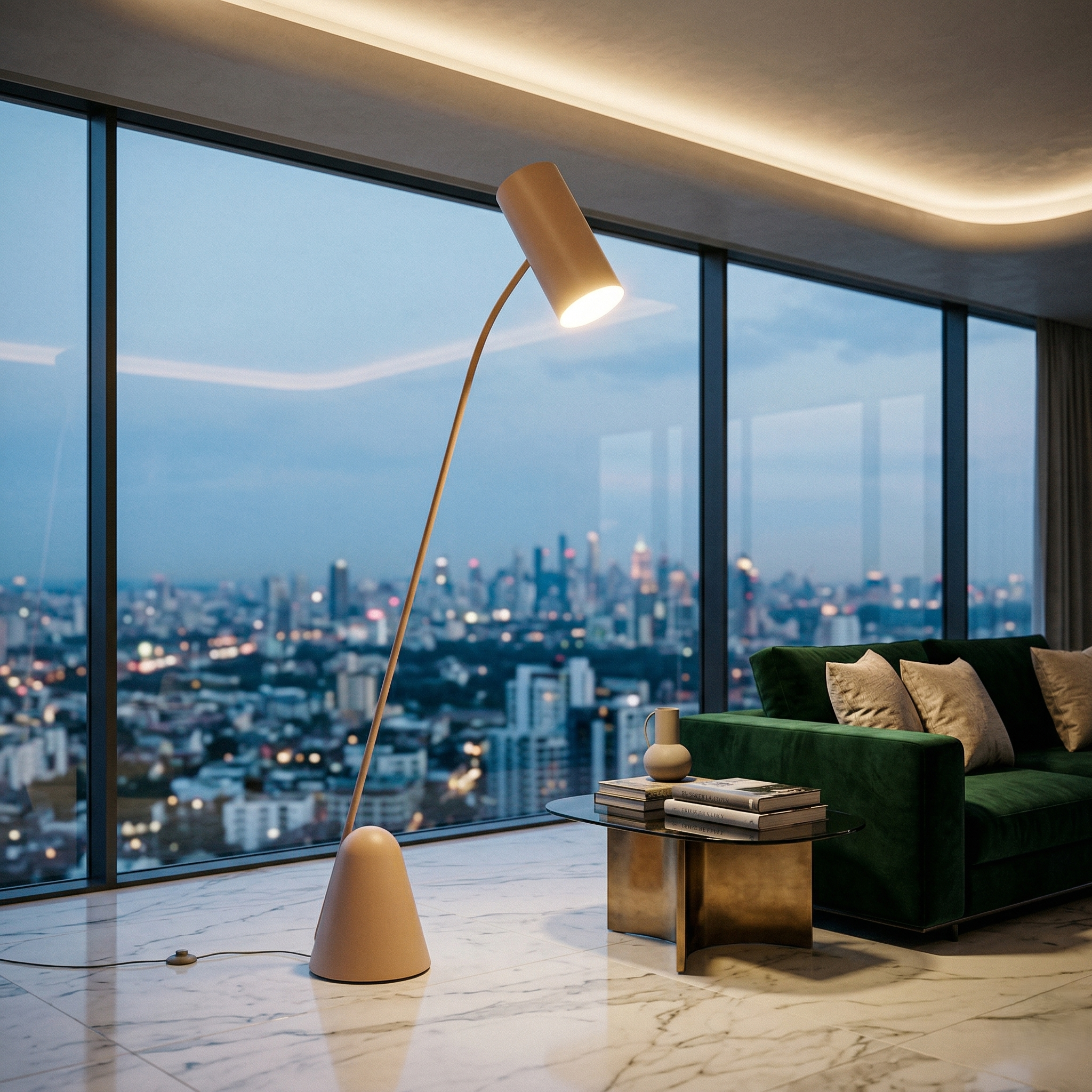 Lampadar Cialto Silver 206CM 1xE27 CINQUE Premium