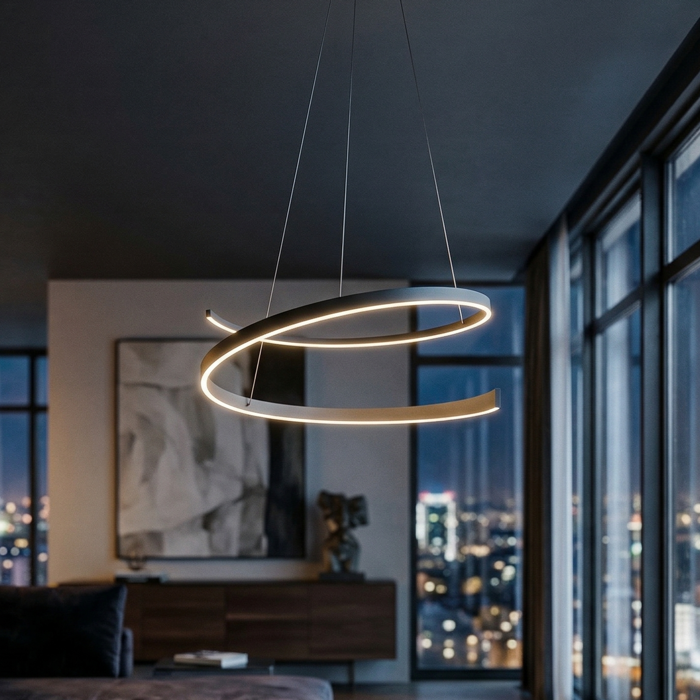 Lustra LED Suspendata PREMIUM CINQUE CINARDI Echivalent 600W