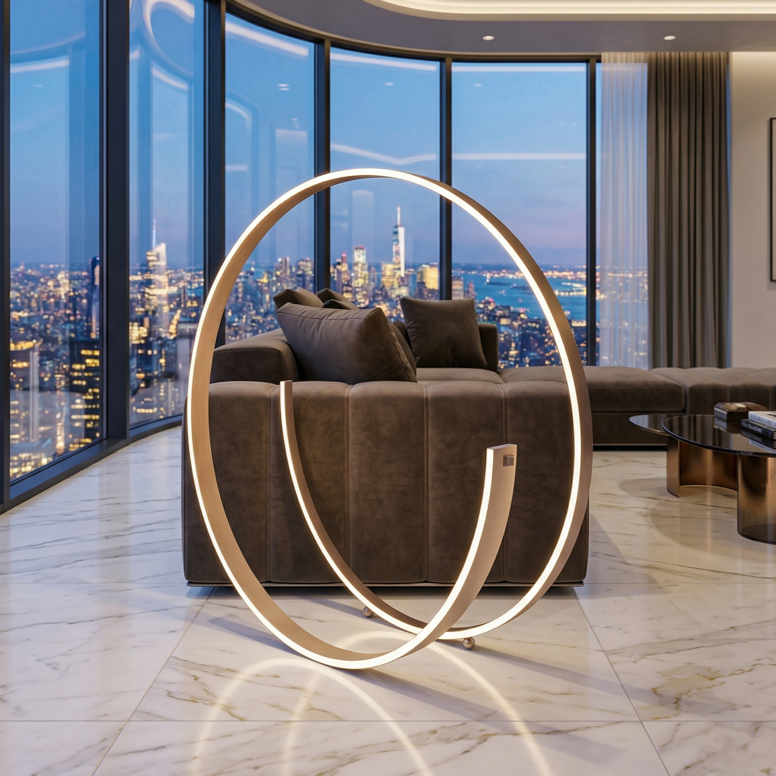 Lampadar Cinardi Silver 75CM CINQUE Premium