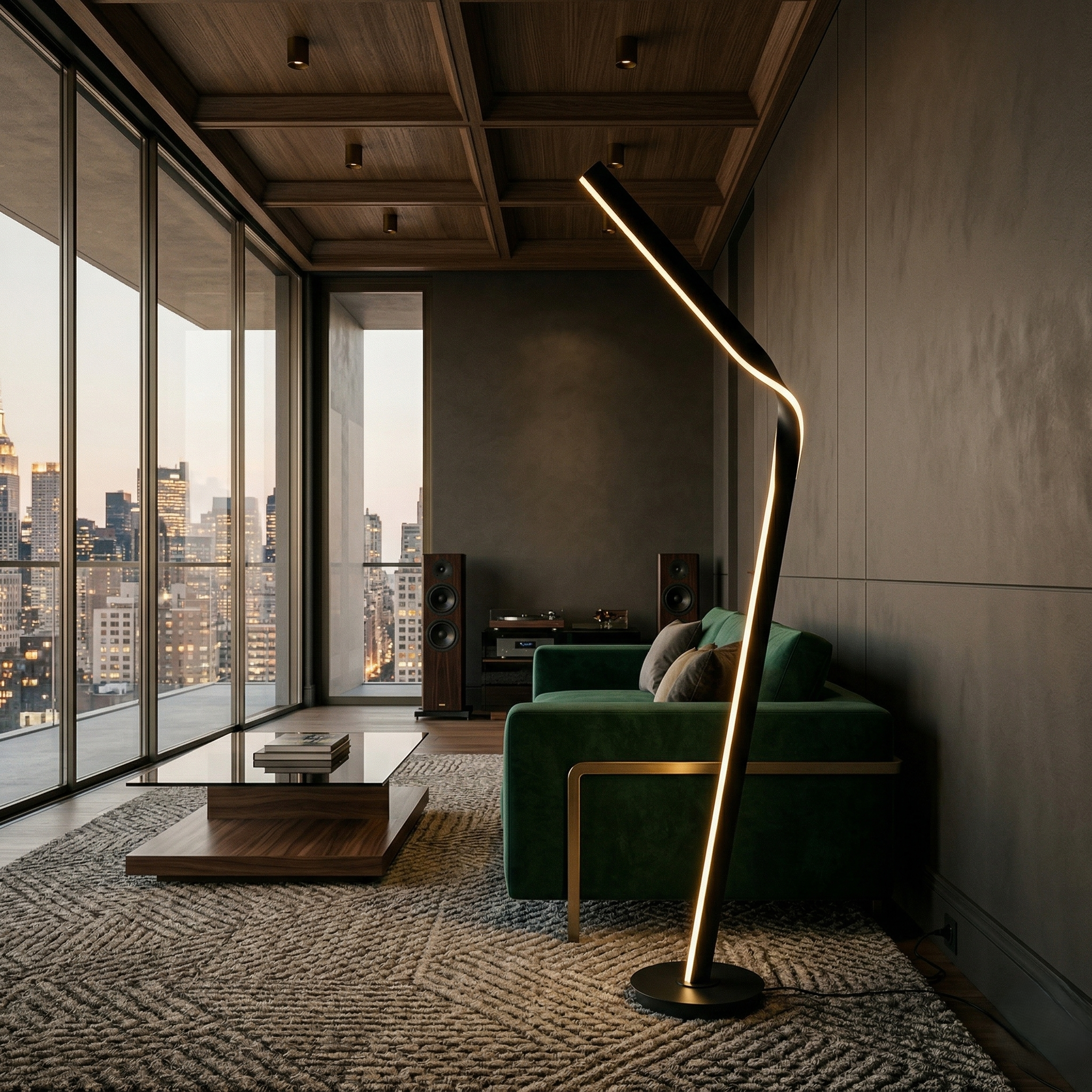Lampadar Cicenza Black 181CM CINQUE Premium